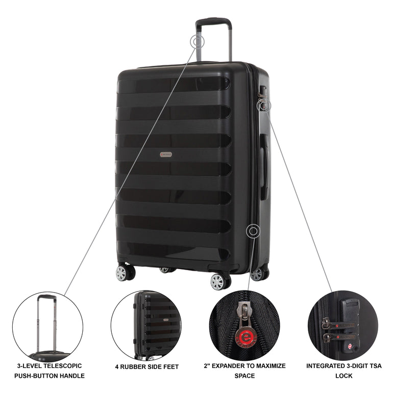 Air Canada Luggage Air Canada Eerie Hardside Large Expandable Luggage