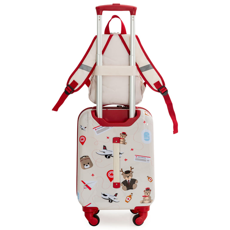 Air Canada Luggage Beige Air Canada Junior Collection 3-Piece Carry-On Luggage Set