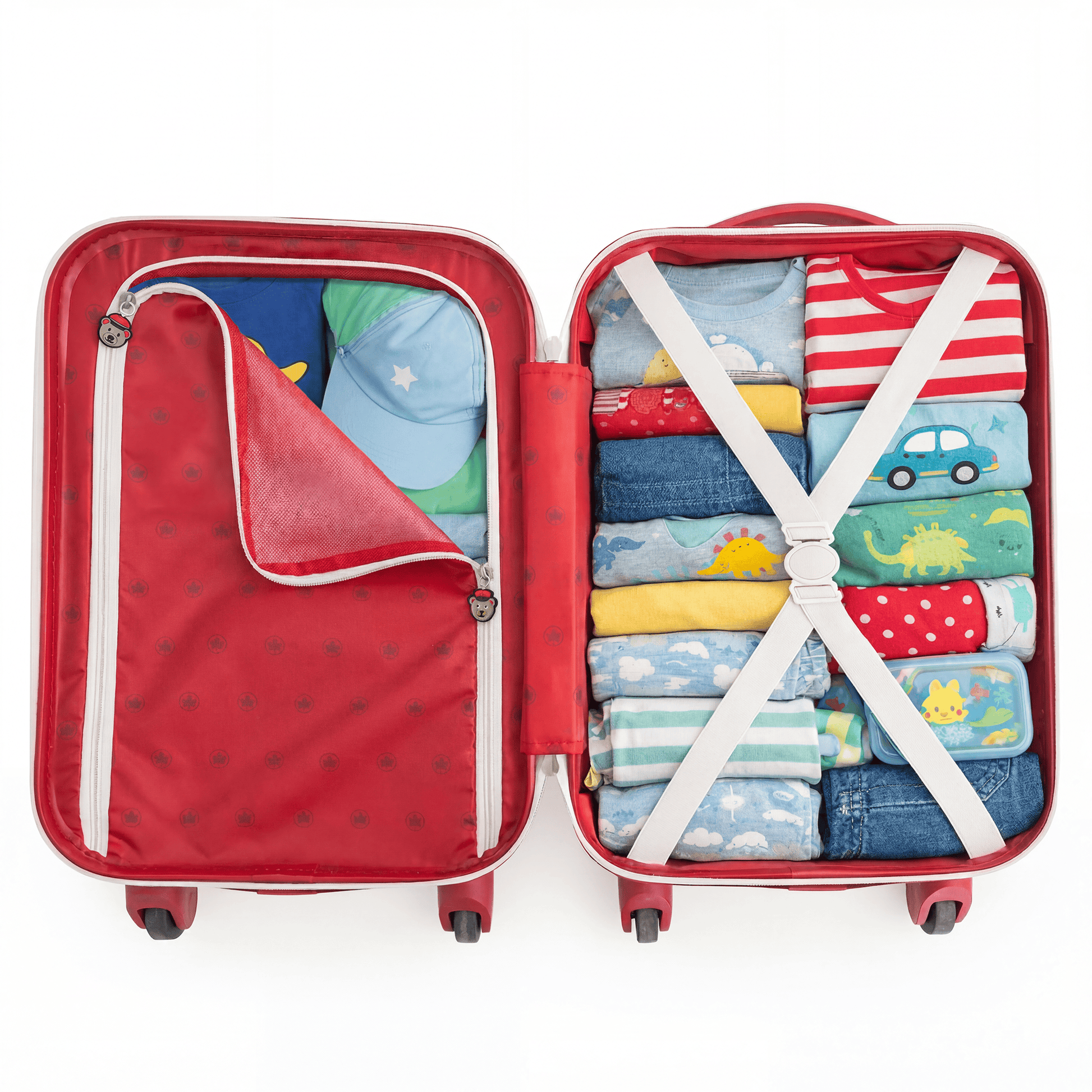 Air Canada Luggage Beige Air Canada Junior Collection 3-Piece Carry-On Luggage Set