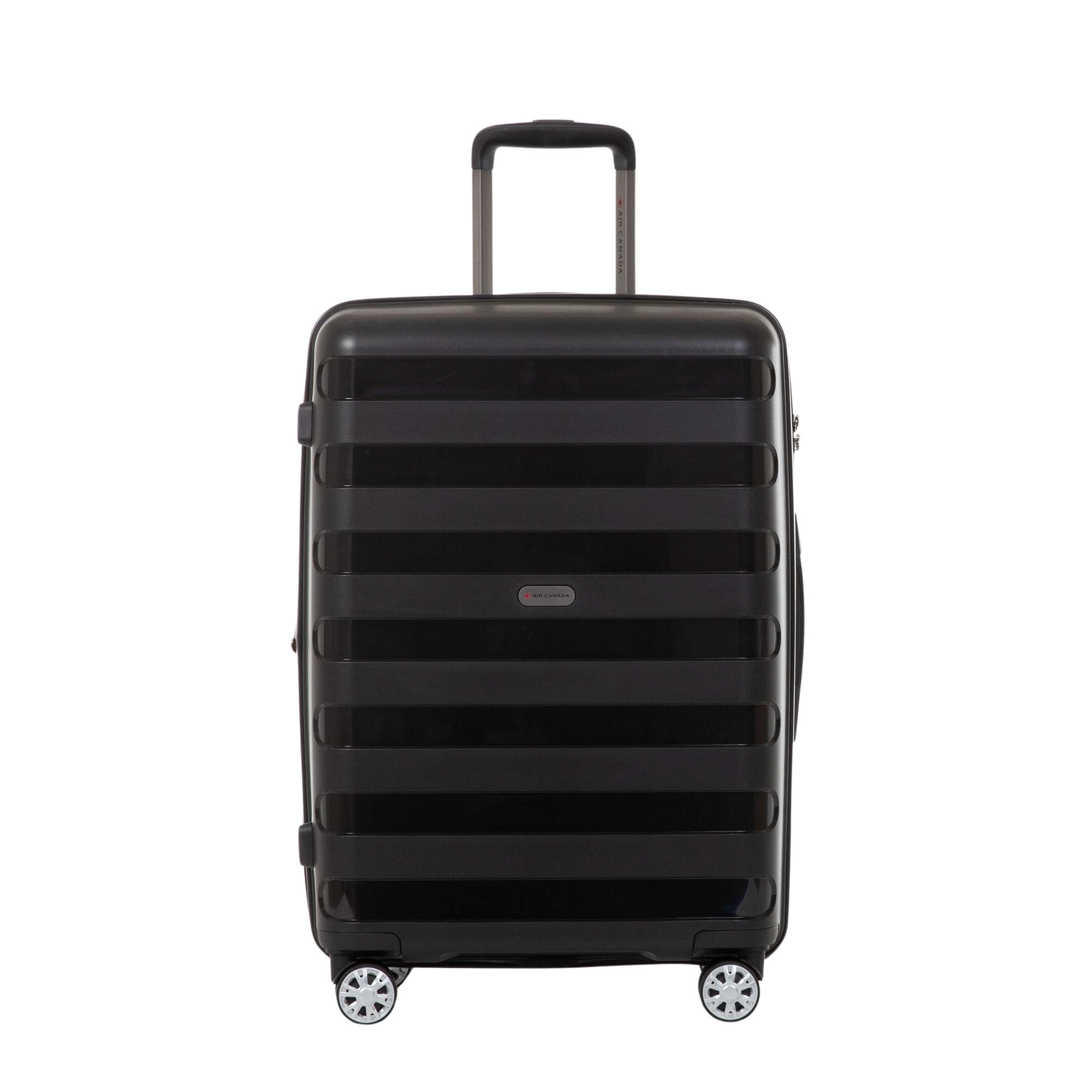 Air Canada Luggage Black Air Canada Eerie Hardside Medium Expandable Luggage