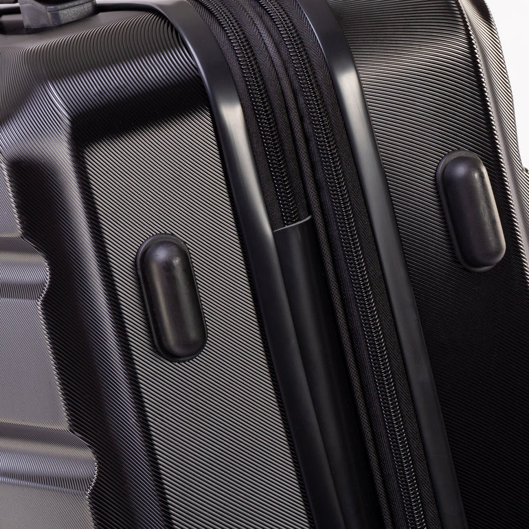 Air Canada Luggage Black Air Canada Escape Hardside 3-Piece Luggage Set