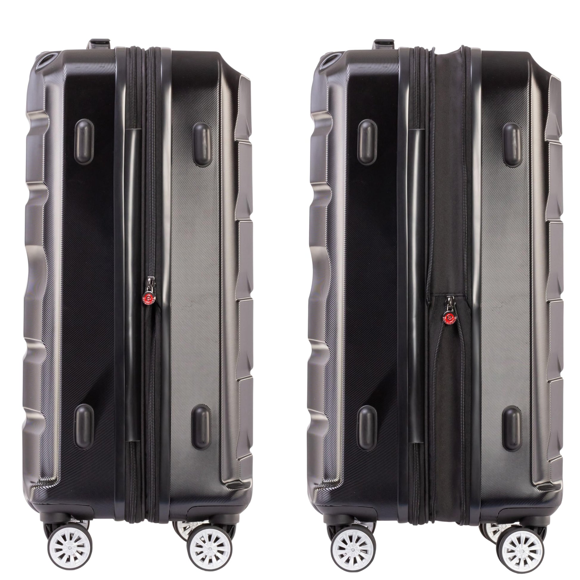 Air Canada Luggage Black Air Canada Escape Hardside 3-Piece Luggage Set
