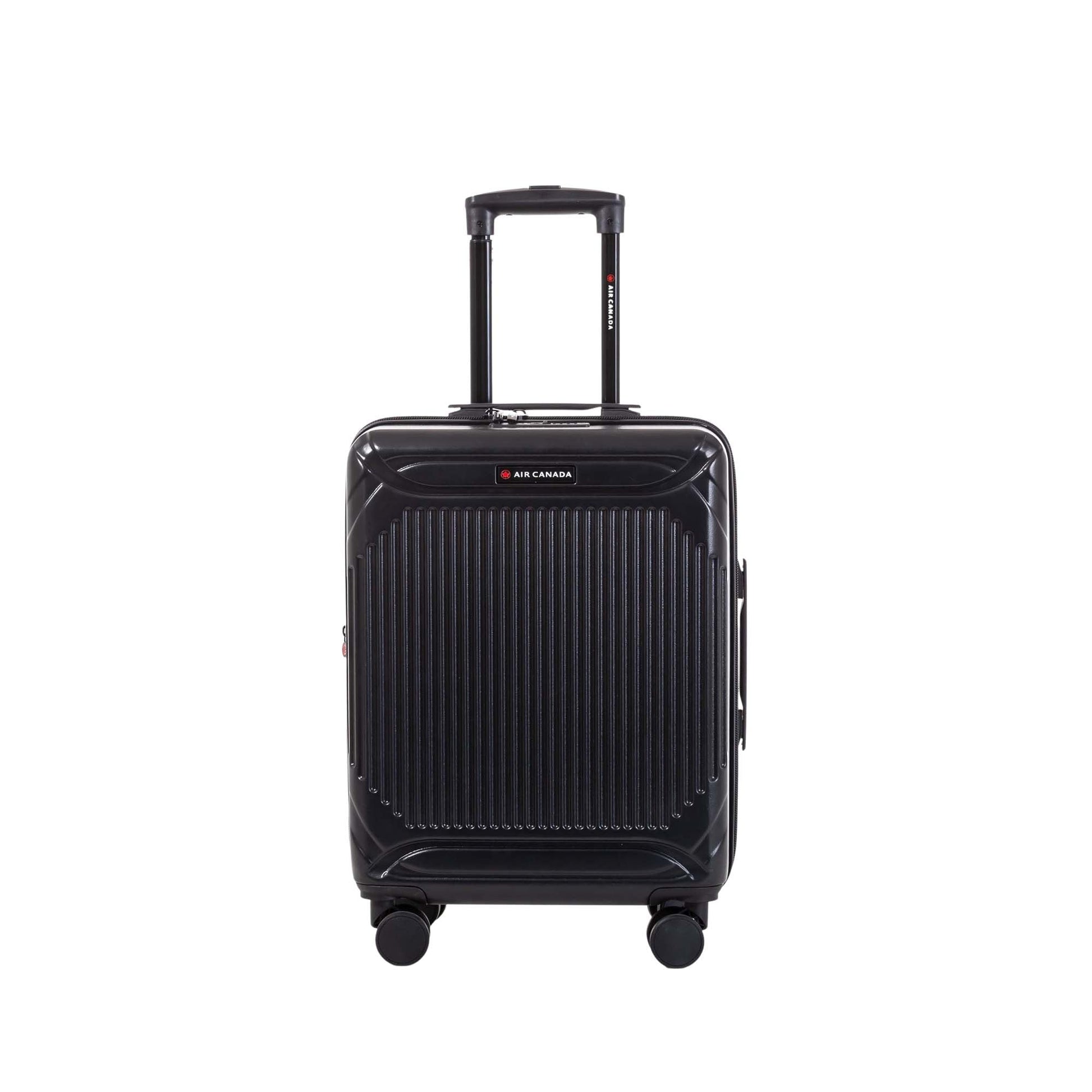 Air Canada Luggage Black Air Canada Milan Carry-On Hardside Expandable Luggage