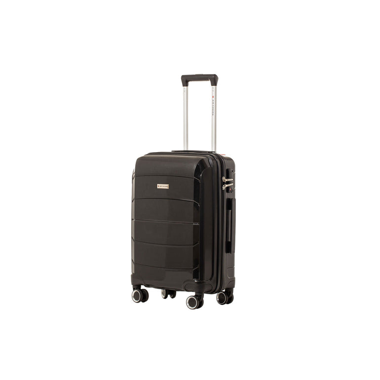 Air Canada Luggage Black Air Canada Optimum Hardside 3 Piece Luggage Set