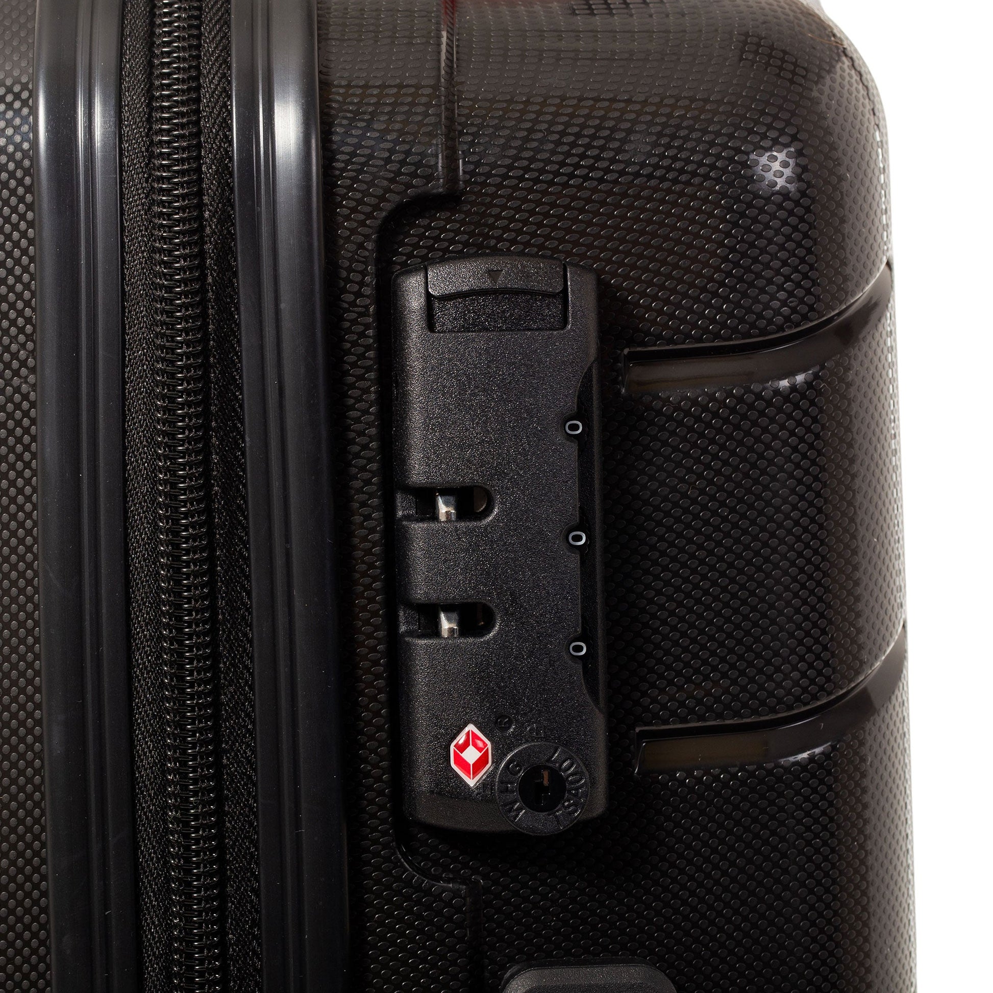 Air Canada Luggage Black Air Canada Optimum Hardside 3 Piece Luggage Set