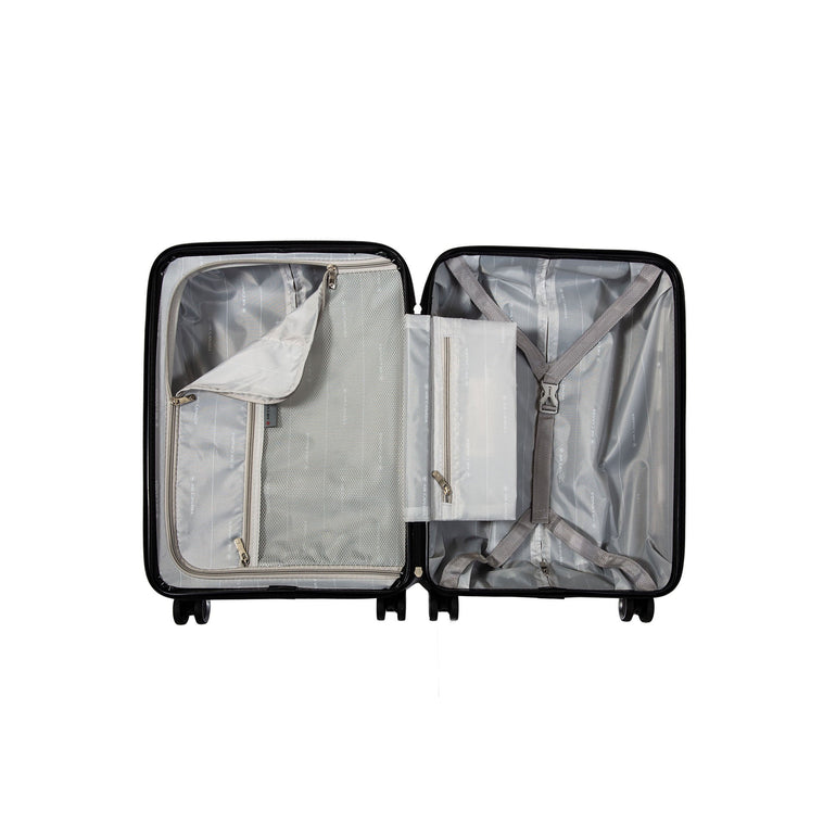 Air Canada Luggage Black Air Canada Optimum Hardside 3 Piece Luggage Set