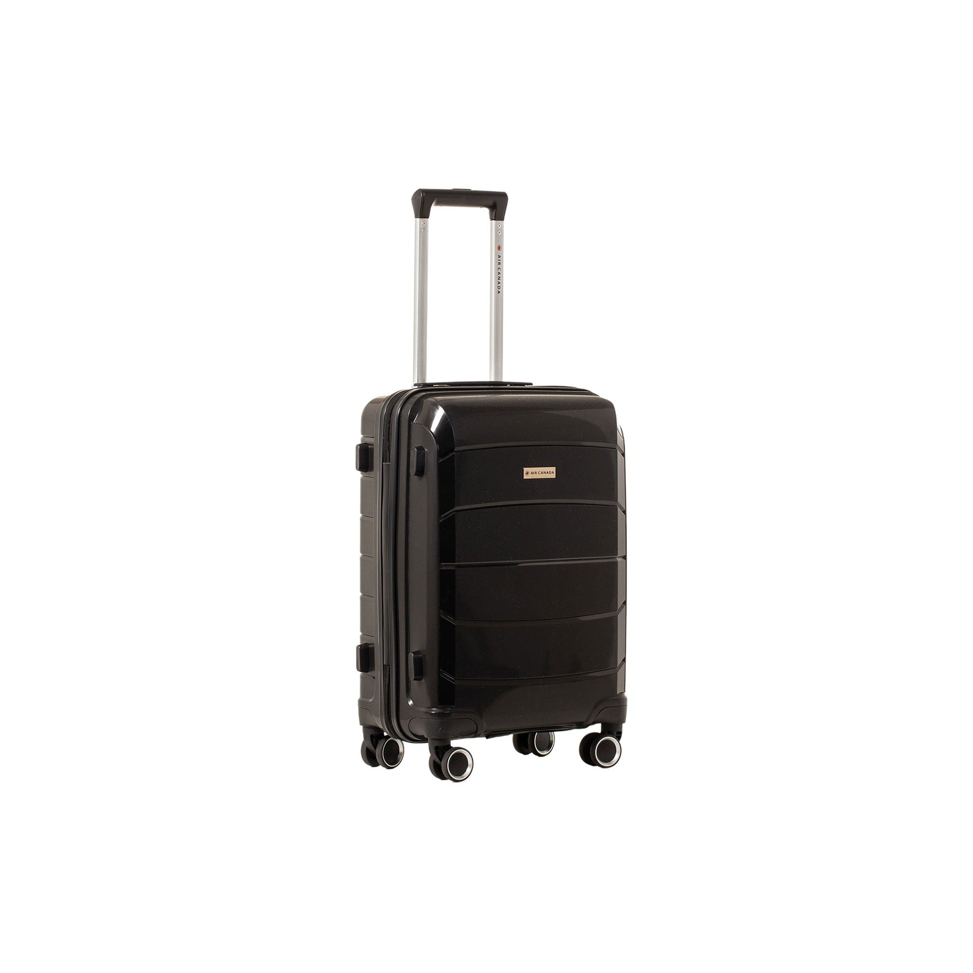 Air Canada Luggage Black Air Canada Optimum Hardside 3 Piece Luggage Set