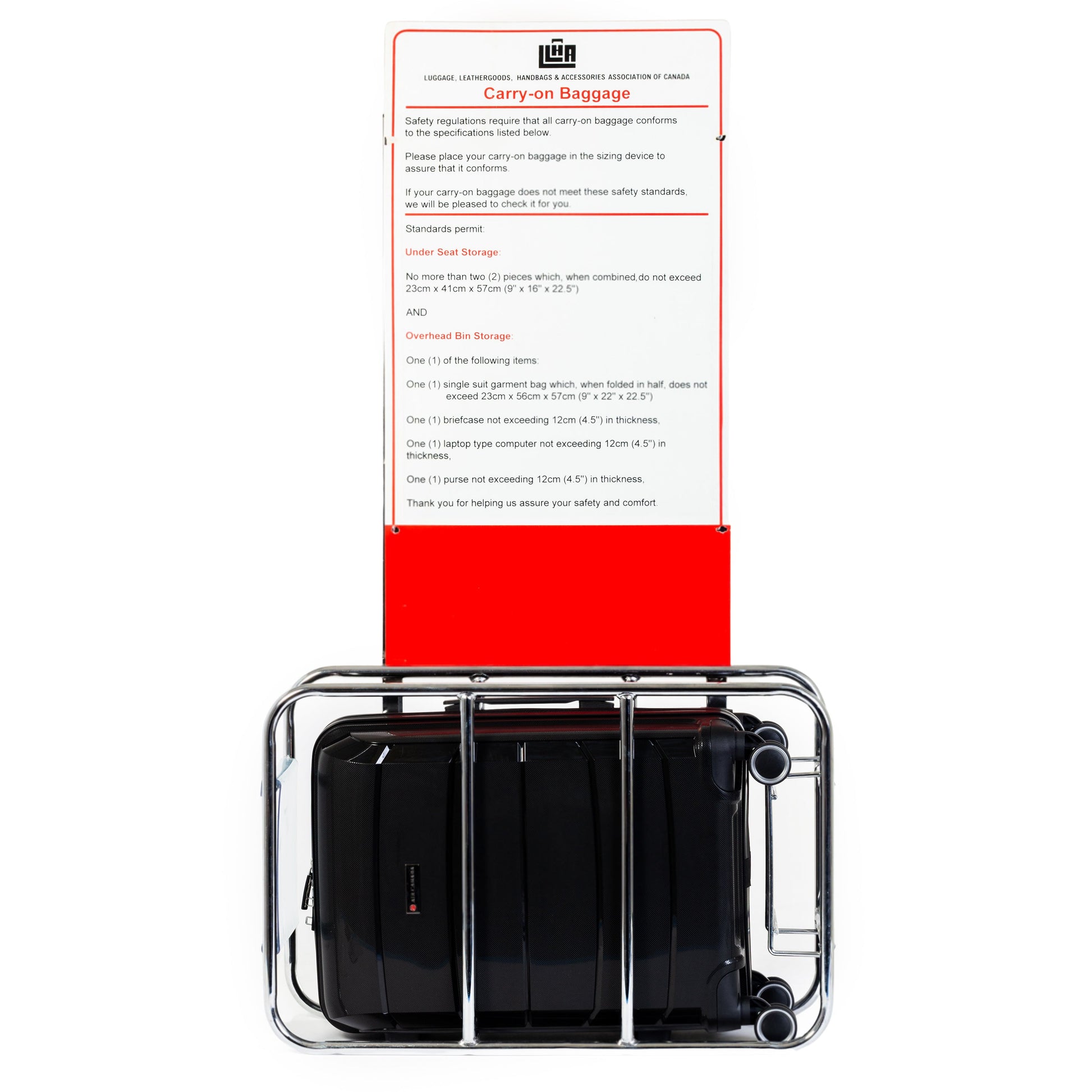 Air Canada Luggage Black Air Canada Optimum Hardside Carry-On Luggage