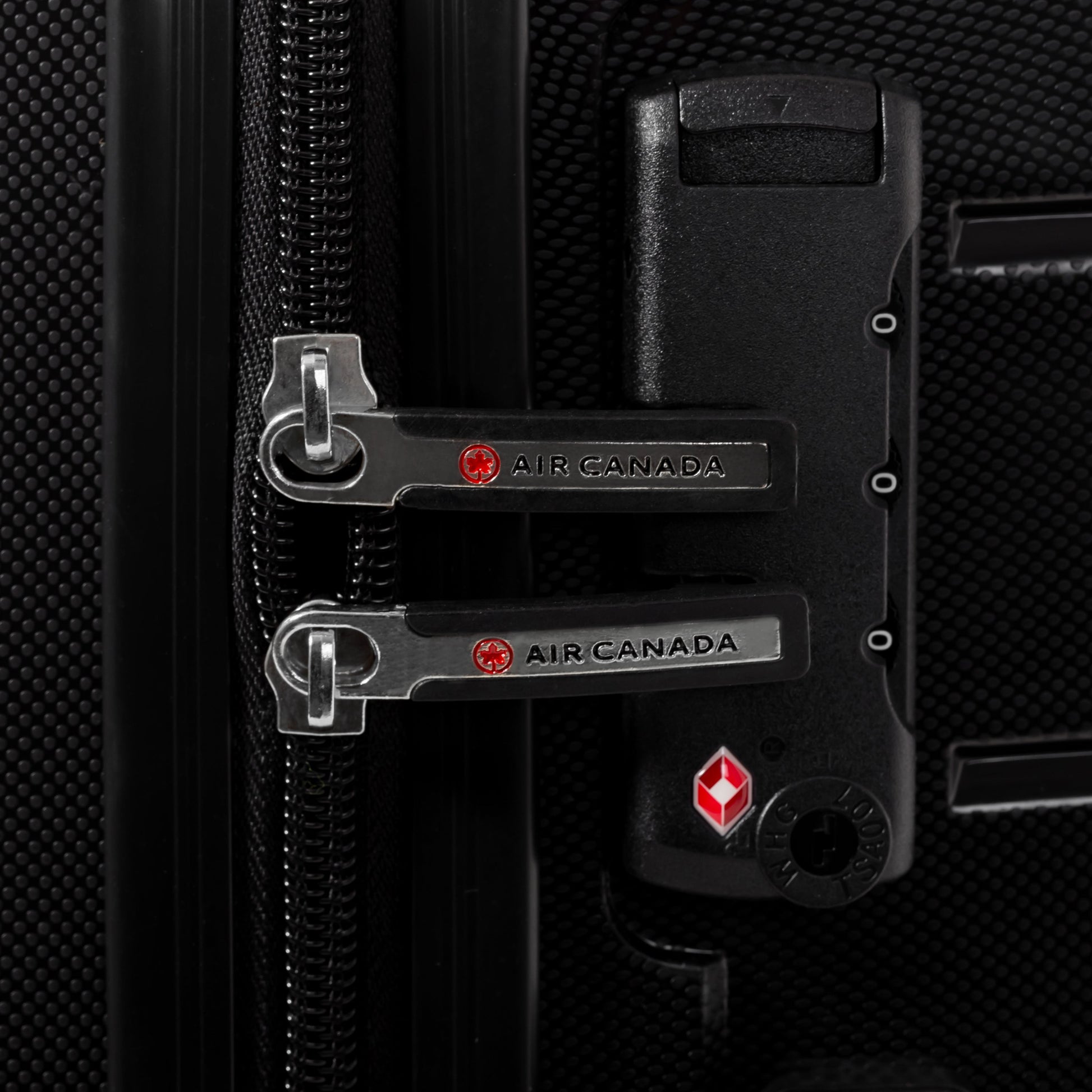 Air Canada Luggage Black Air Canada Optimum Hardside Carry-On Luggage