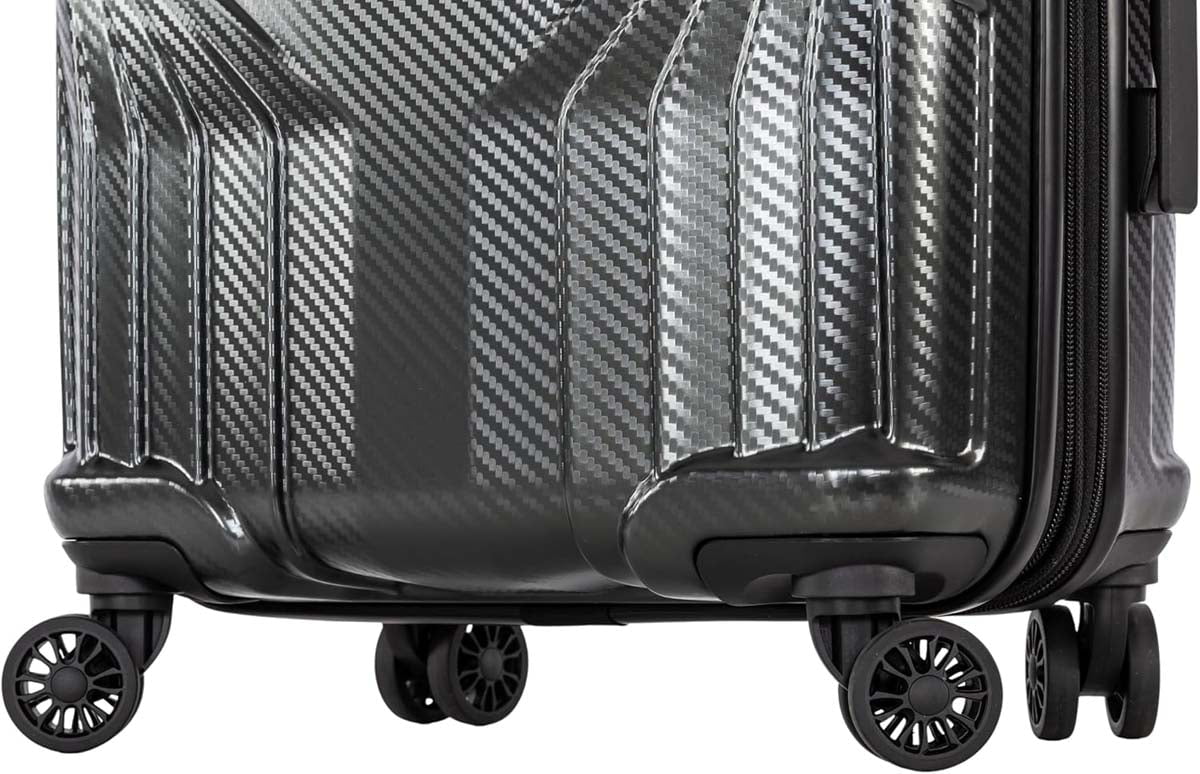 Air Canada Luggage Black Air Canada Tokyo Hardside Expandable 3-Piece Luggage Set