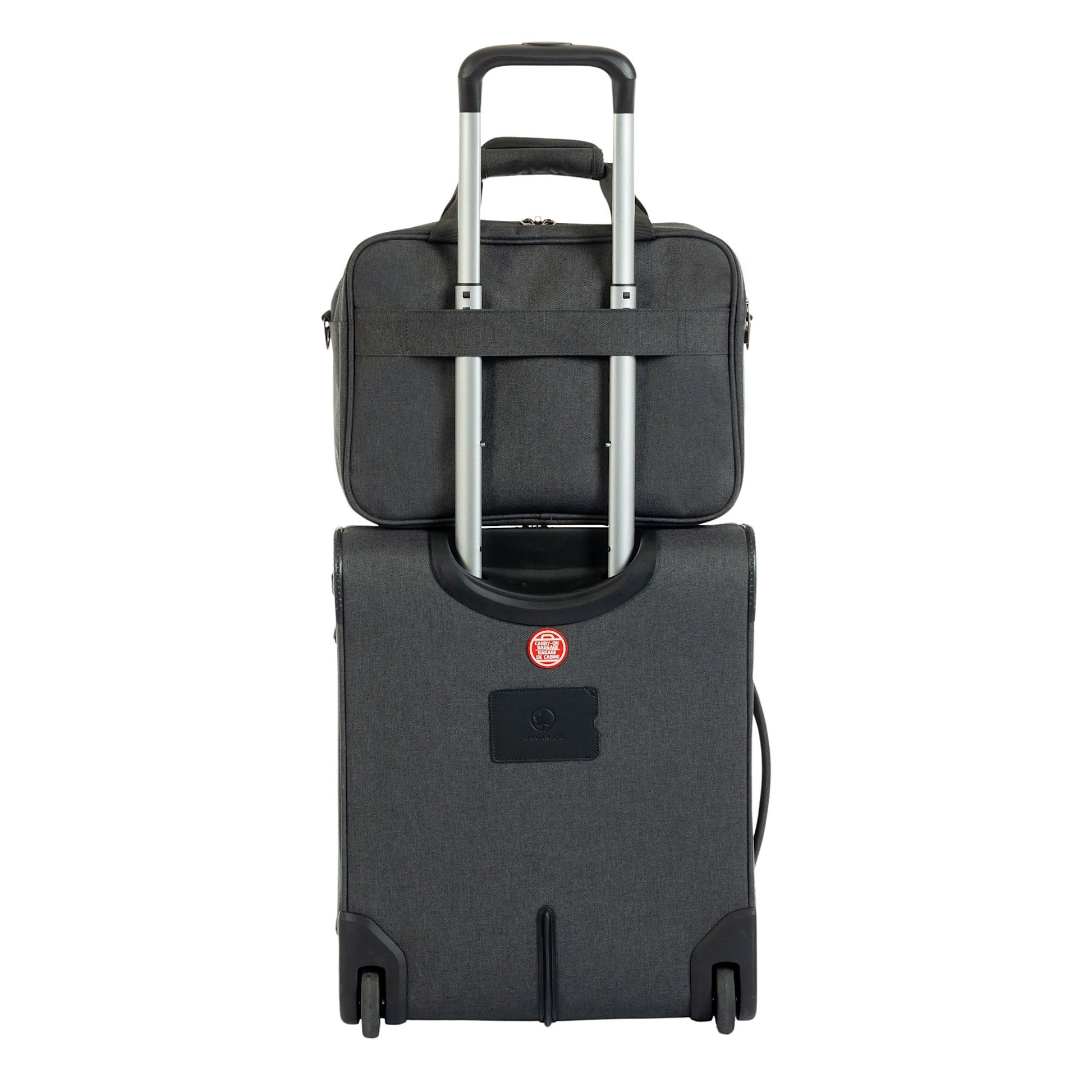 Air Canada Luggage Charcoal Air Canada Belmont 2-Piece Set - Carry-On & Tote