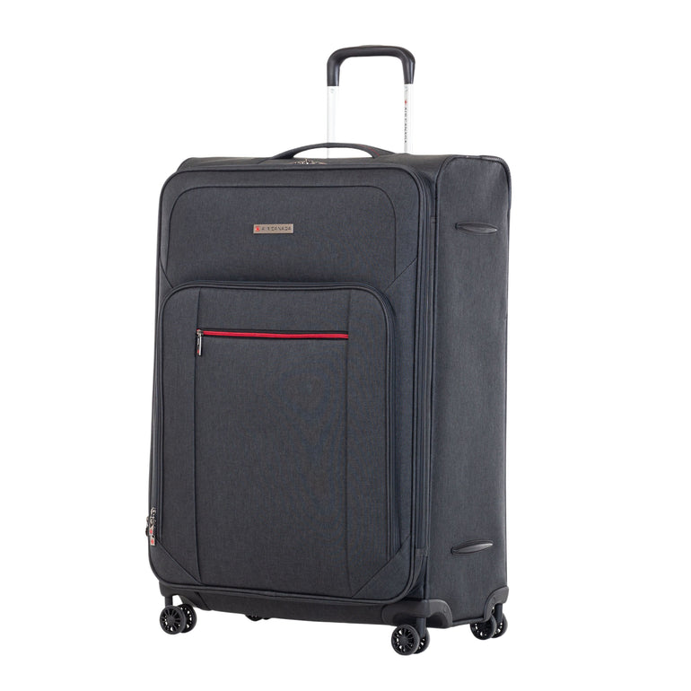 Air Canada Luggage Charcoal Air Canada Belmont 3-Piece Spinner Luggage Set