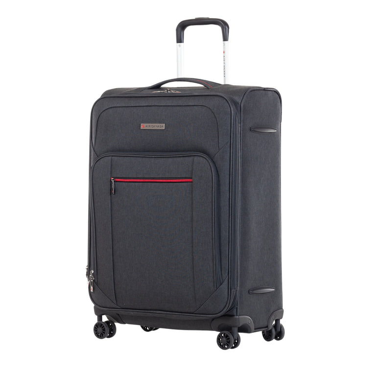 Air Canada Luggage Charcoal Air Canada Belmont 3-Piece Spinner Luggage Set
