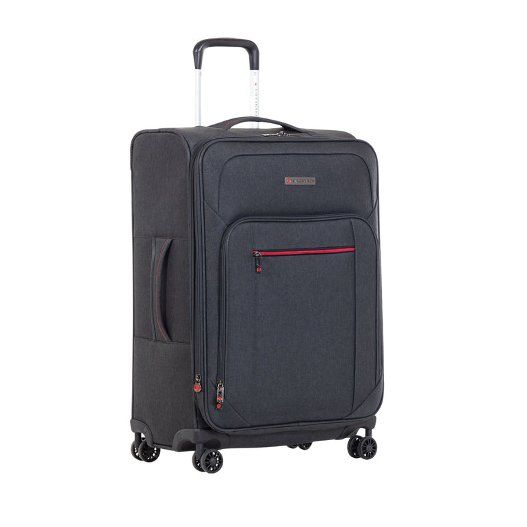 Air Canada Luggage Charcoal Air Canada Belmont 3-Piece Spinner Luggage Set