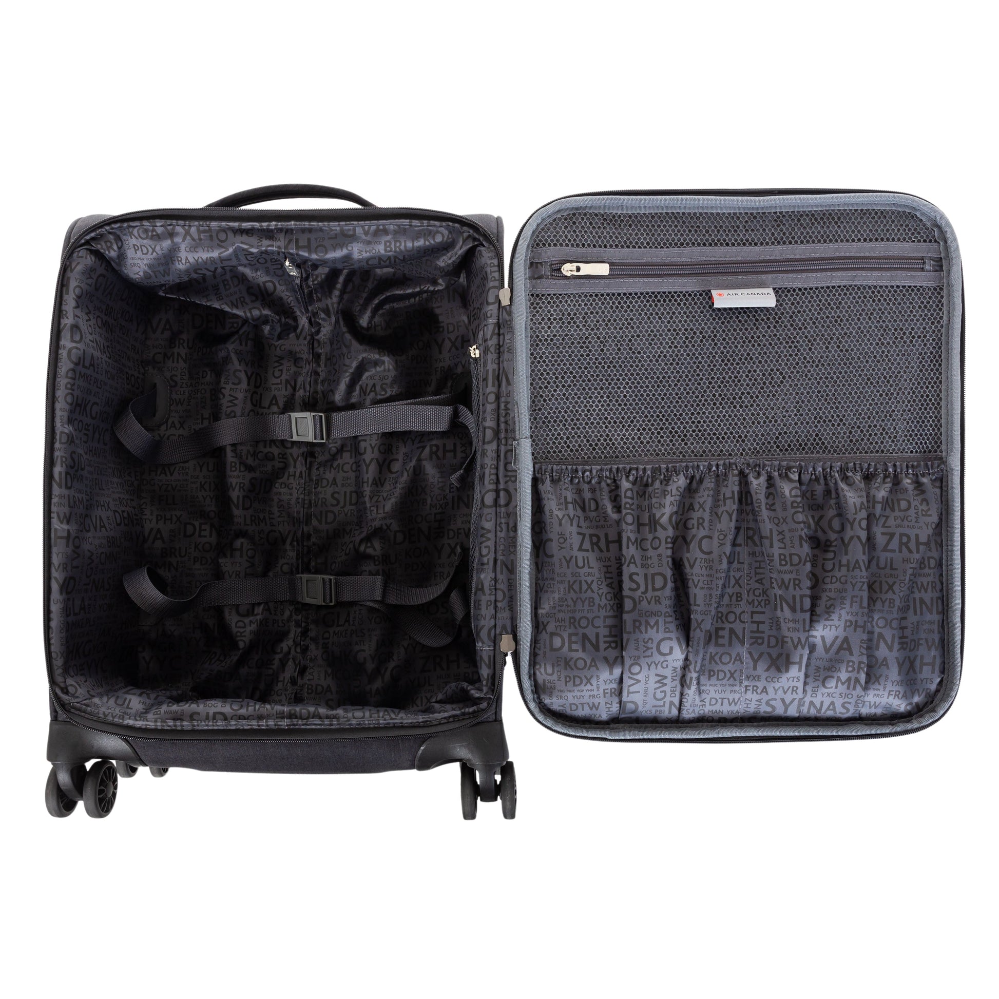 Air Canada Luggage Charcoal Air Canada Belmont Carry-On Luggage