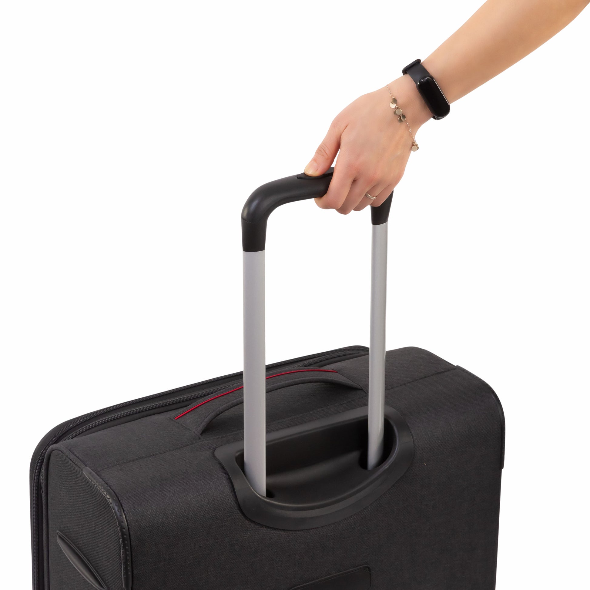 Air Canada Luggage Grey Air Canada Indigo Lite 3 piece Expandable Spinner Luggage Set