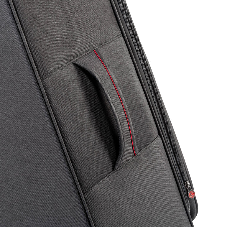 Air Canada Luggage Grey Air Canada Indigo Lite 3 piece Expandable Spinner Luggage Set