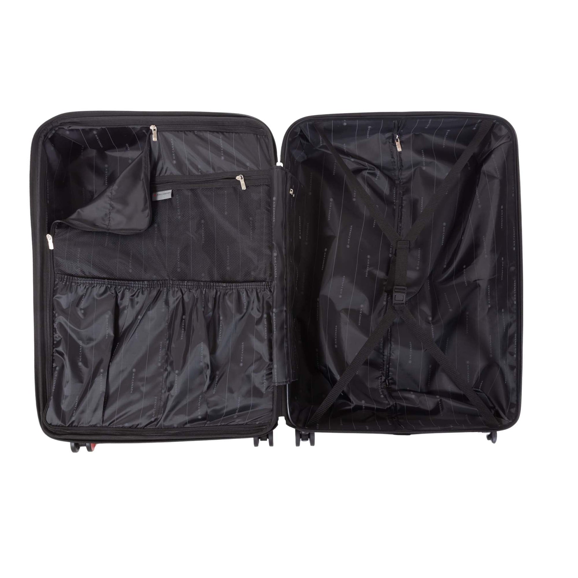 Air Canada Luggage Silver Air Canada Magnum Hardside Large Expandable Luggage