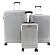 Air Canada Luggage Silver Air Canada Milan 3 Piece Hardside Expandable Luggage Set