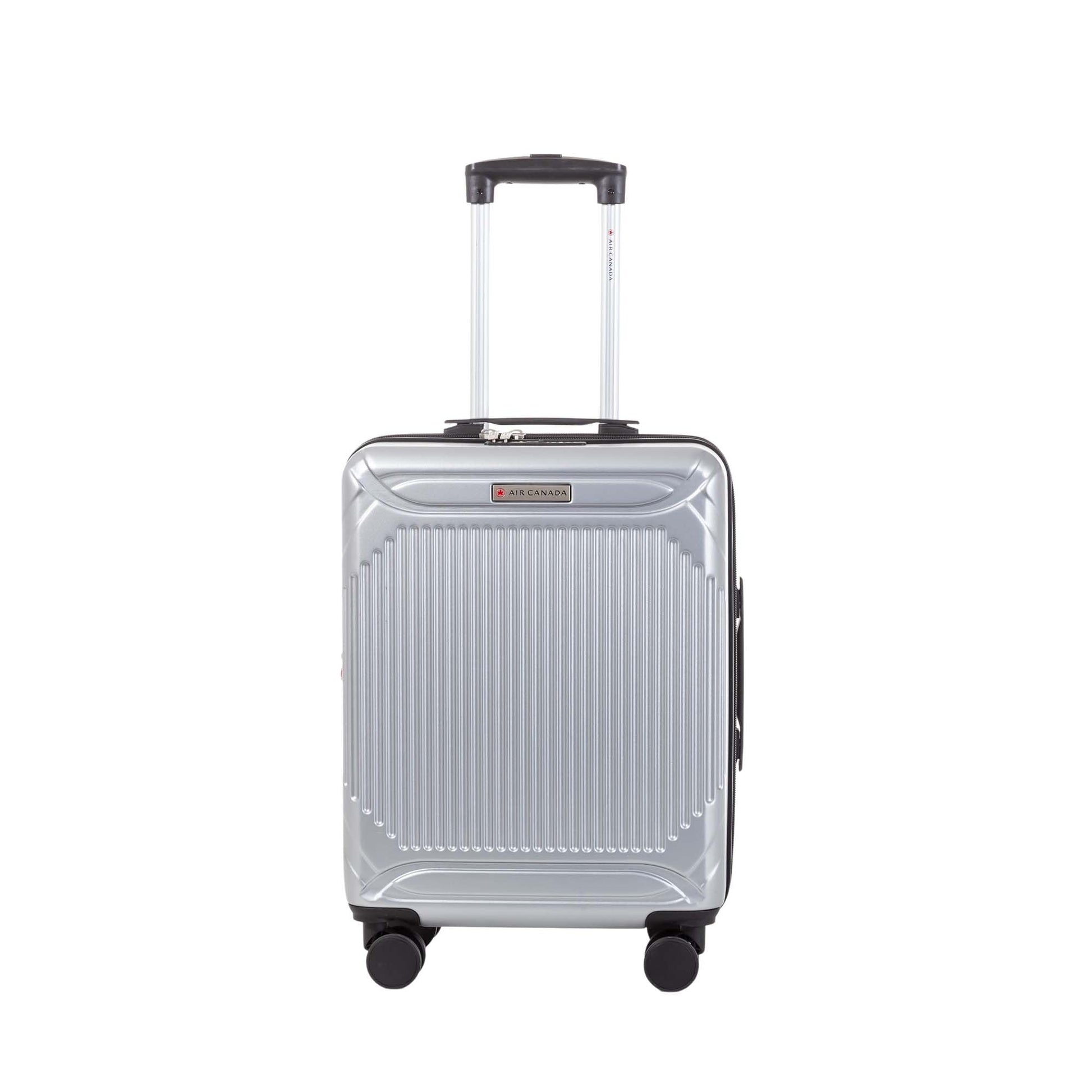 Air Canada Luggage Silver Air Canada Milan Carry-On Hardside Expandable Luggage