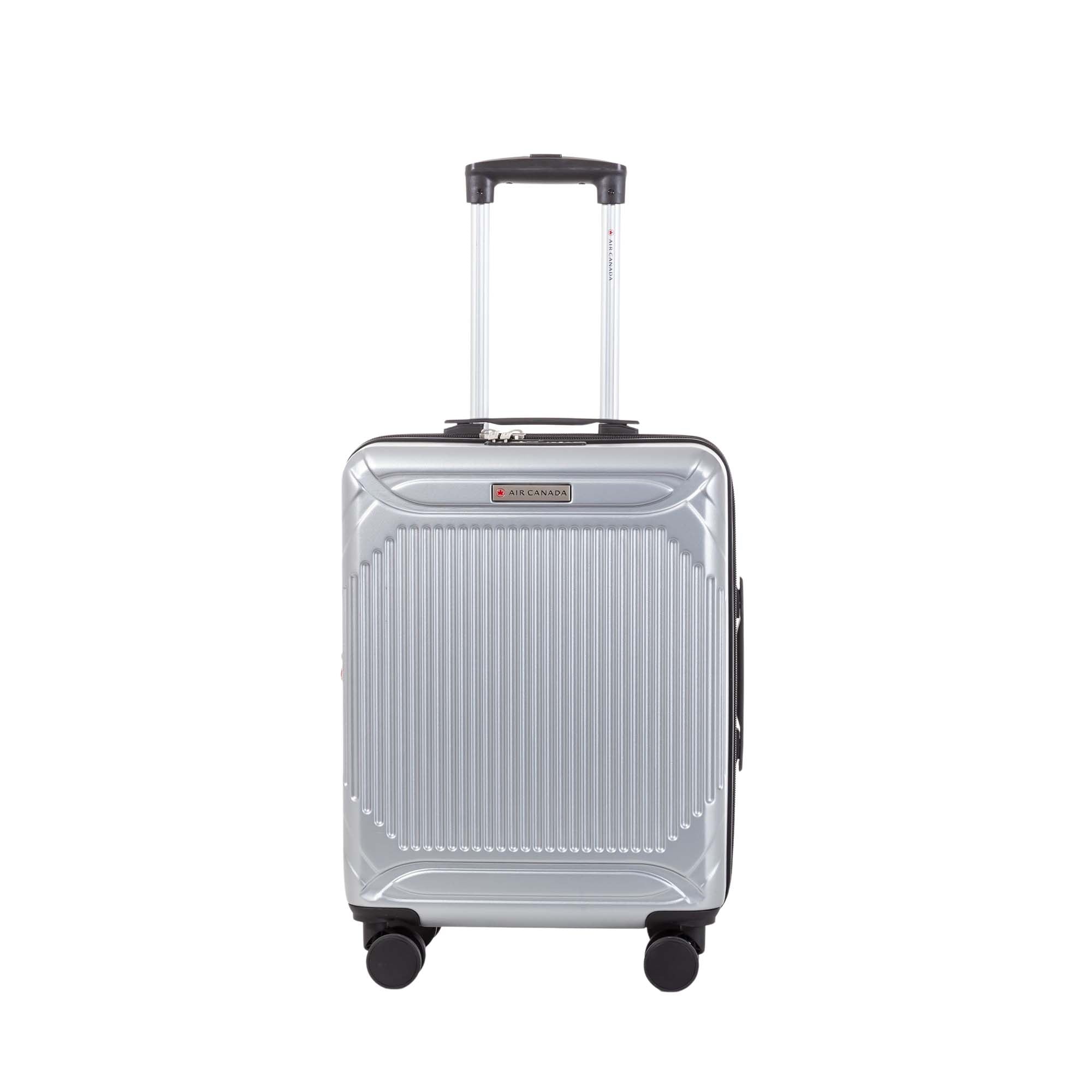 Air Canada Luggage Silver Air Canada Milan Carry-On Hardside Expandable Luggage