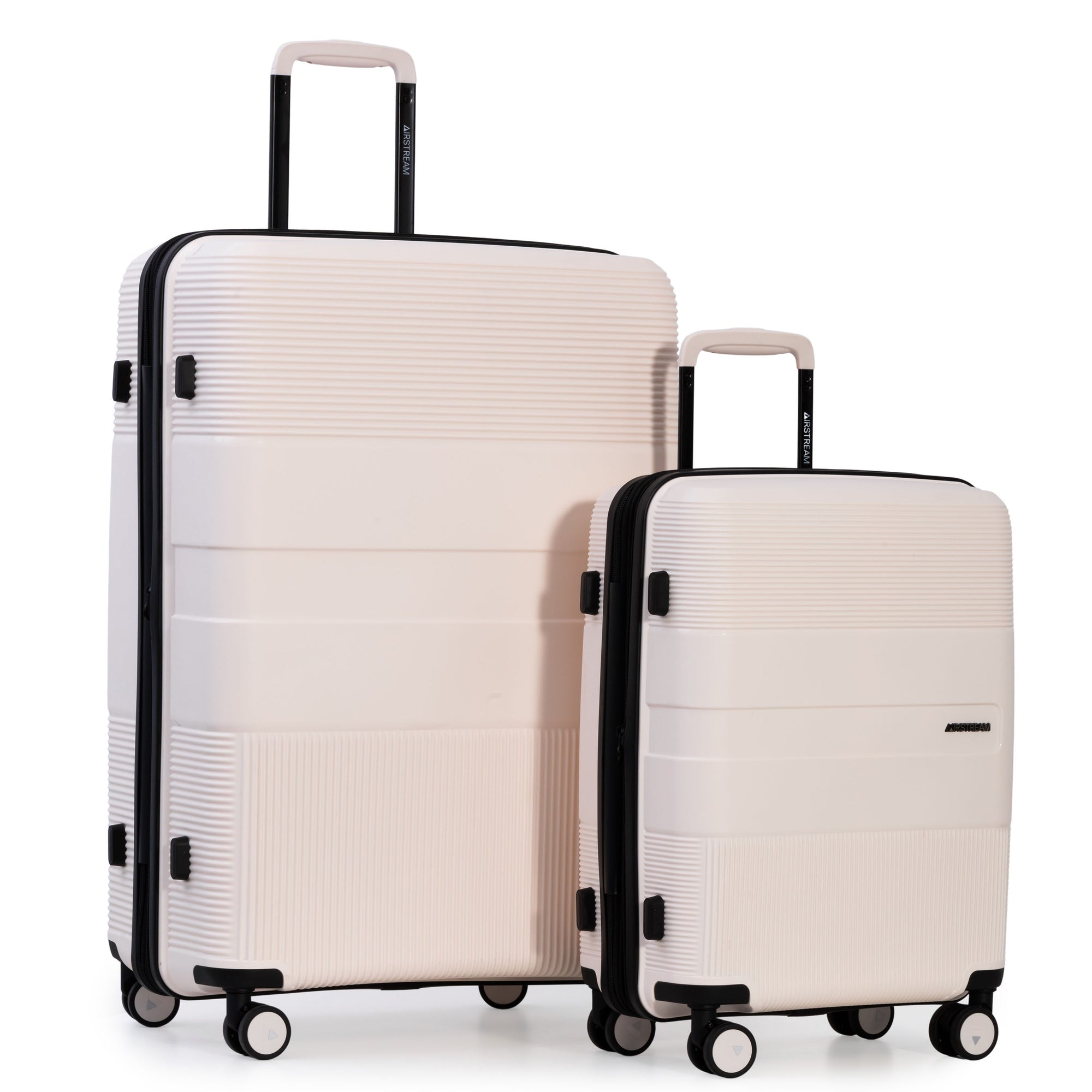 Airstream Luggage Cream Airstream Anchorage 2-Piece Luggage Set