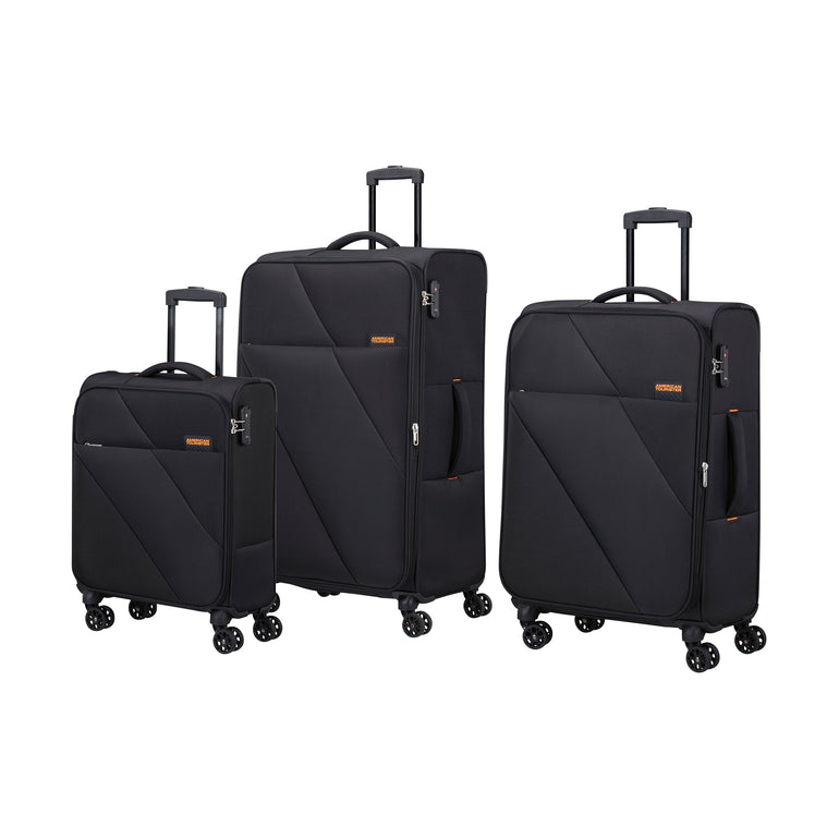 American Tourister Luggage Black American Tourister Sun Break 3-Piece Spinner Luggage Set