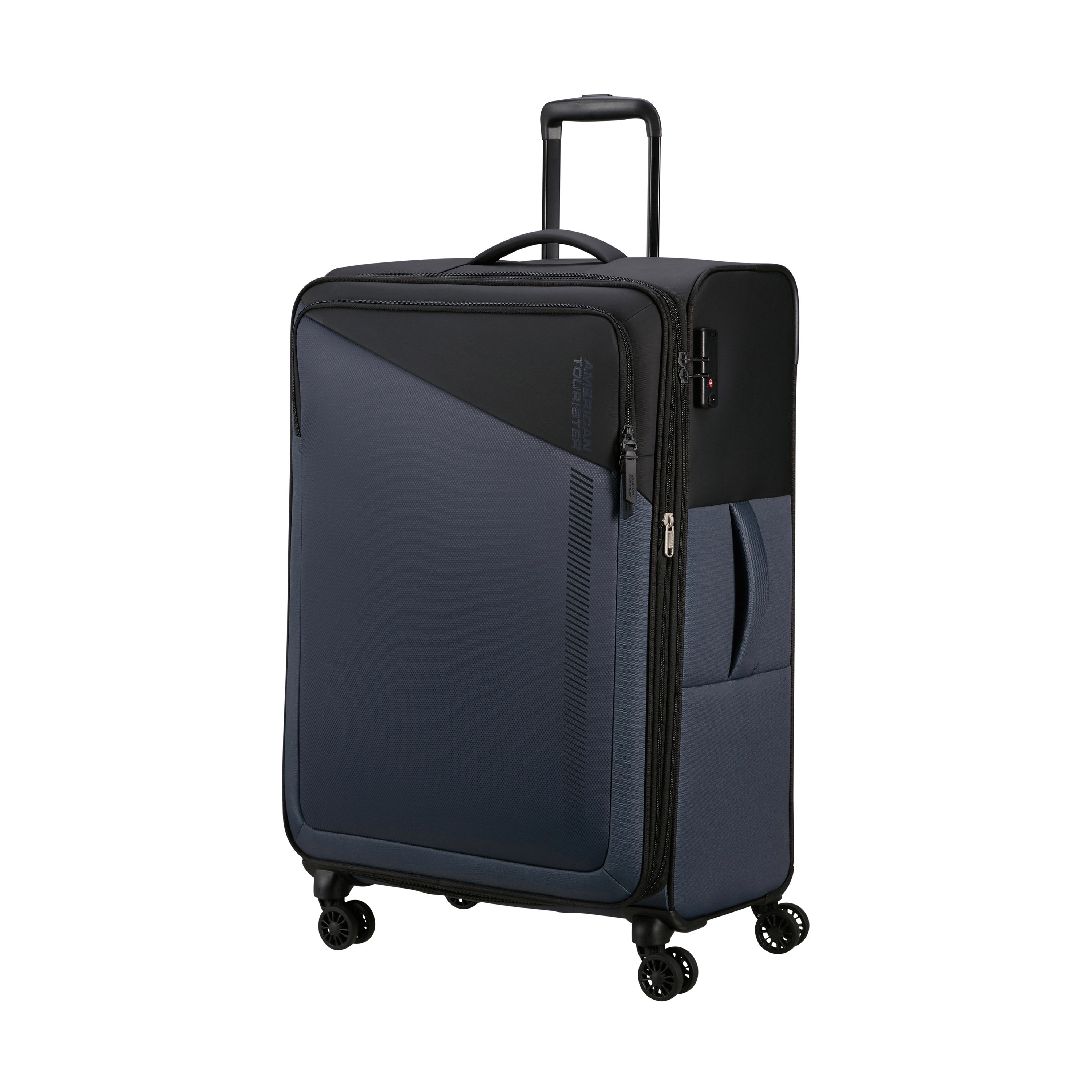 American Tourister Luggage Black/Grey American Tourister Daring Dash Spinner Expandable Large Luggage