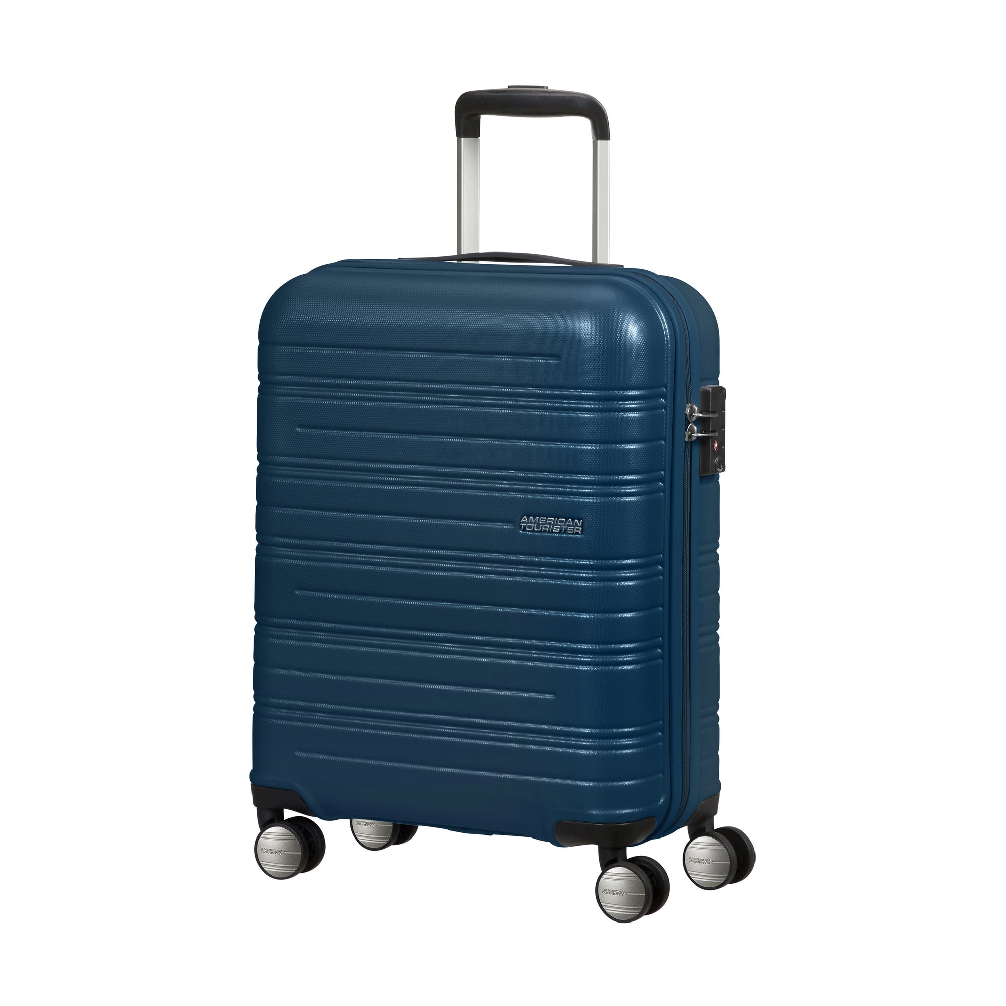 American Tourister Luggage Dark Navy American Tourister High Turn Spinner Carry-On Luggage