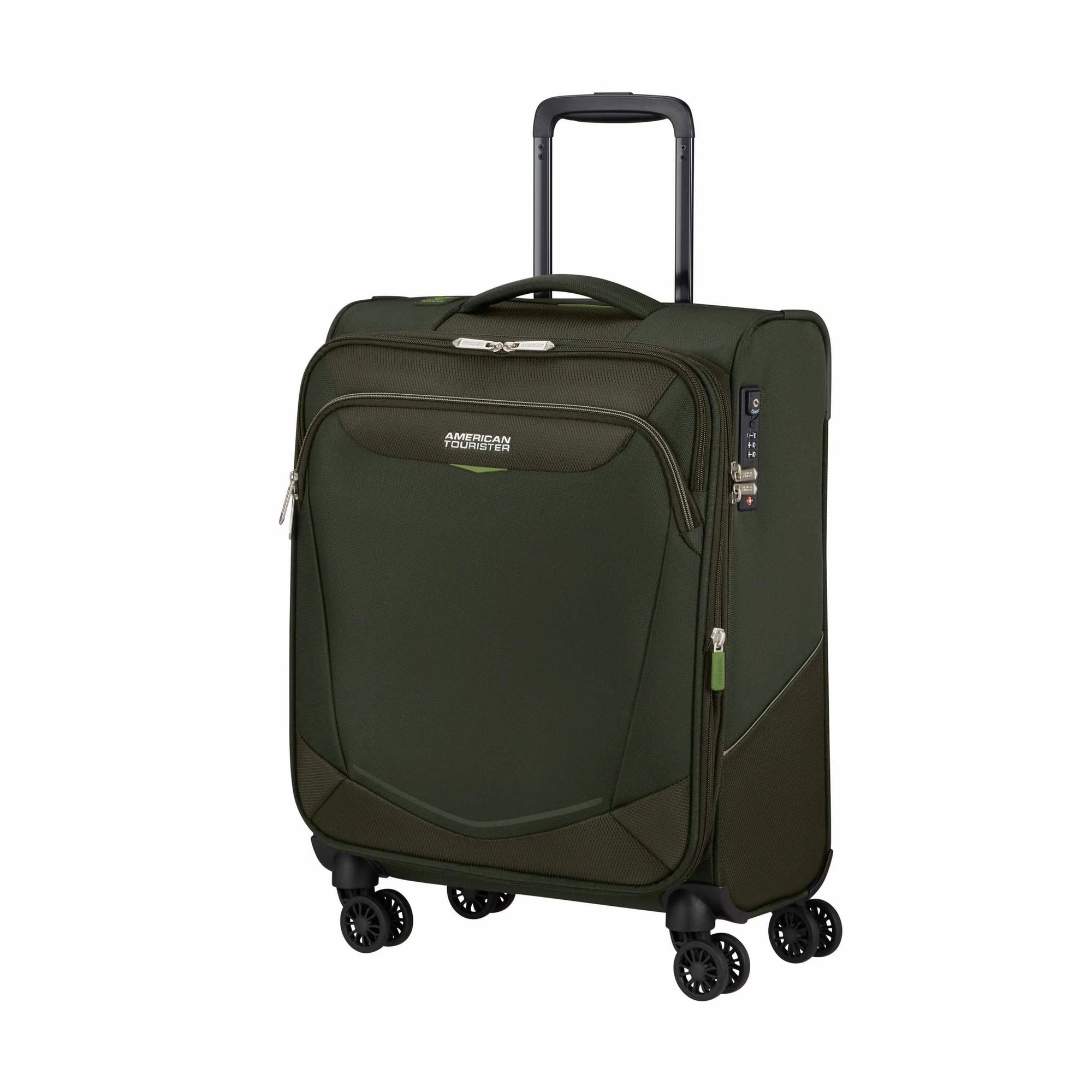 American Tourister Luggage Limited Edition: Khaki American Tourister Summerride Expandable Spinner Carry-On Luggage