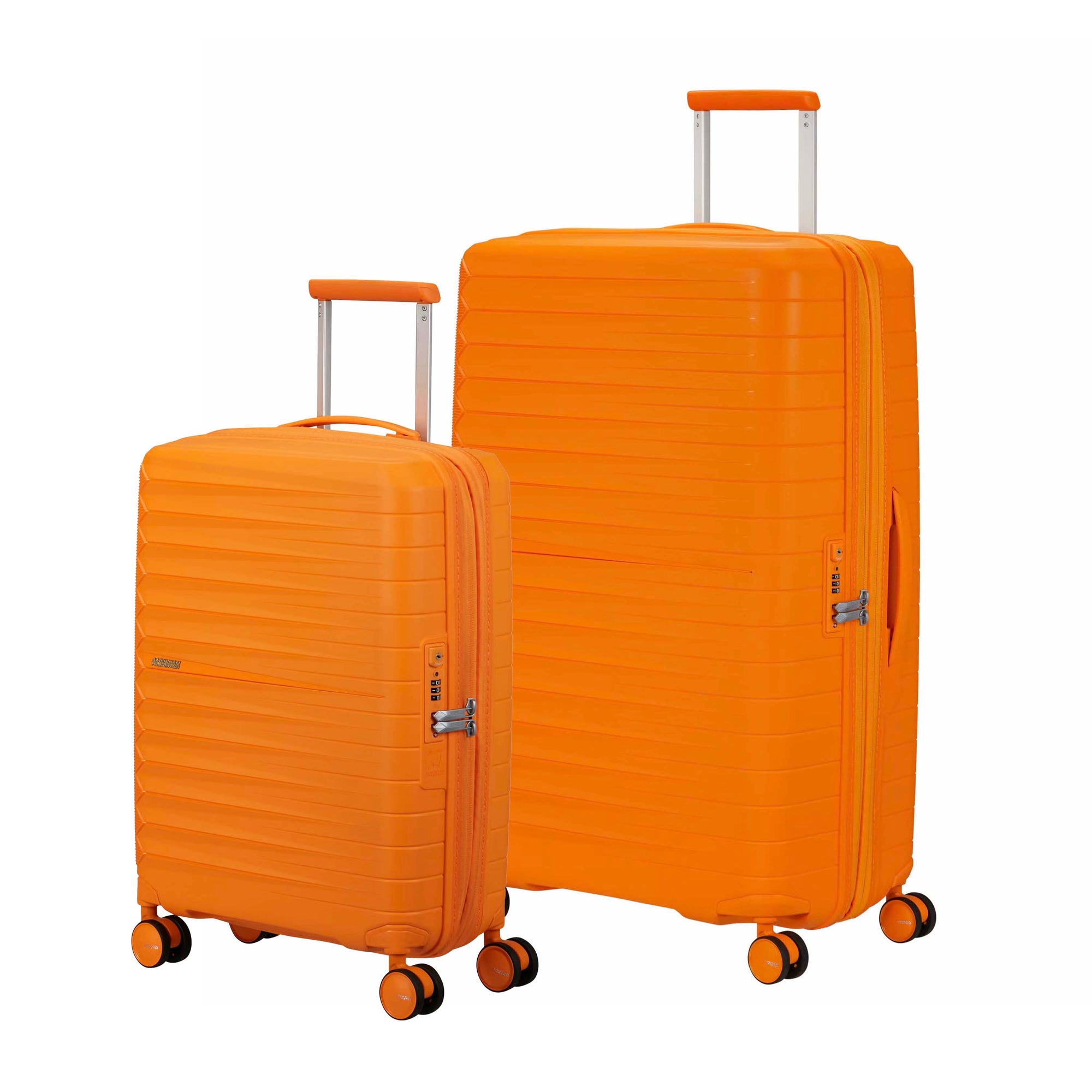 American Tourister Luggage Limited Edition: Radiant Orange American Tourister Fastforward Expandable Spinner 2-Piece Nested Luggage Set (Carry-On & Large)