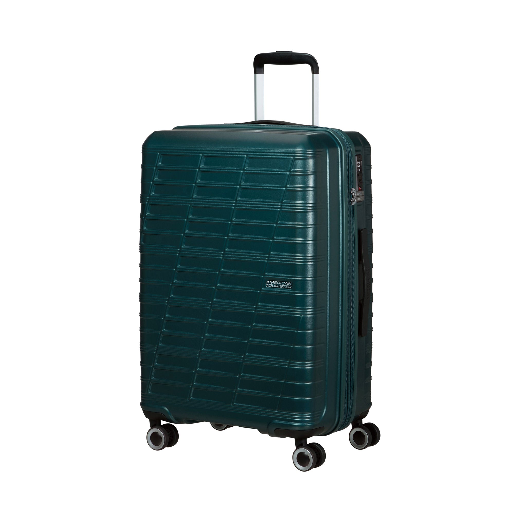 American Tourister Luggage Metallic Teal American Tourister Surftime Spinner Expandable Medium Luggage