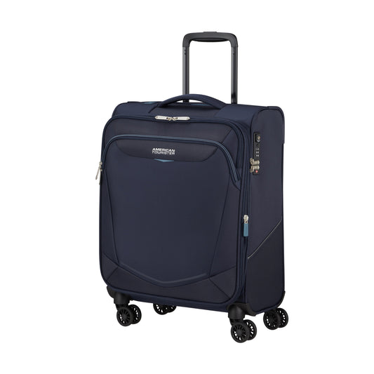 American Tourister Luggage Navy American Tourister Summerride Expandable Spinner Carry-On Luggage