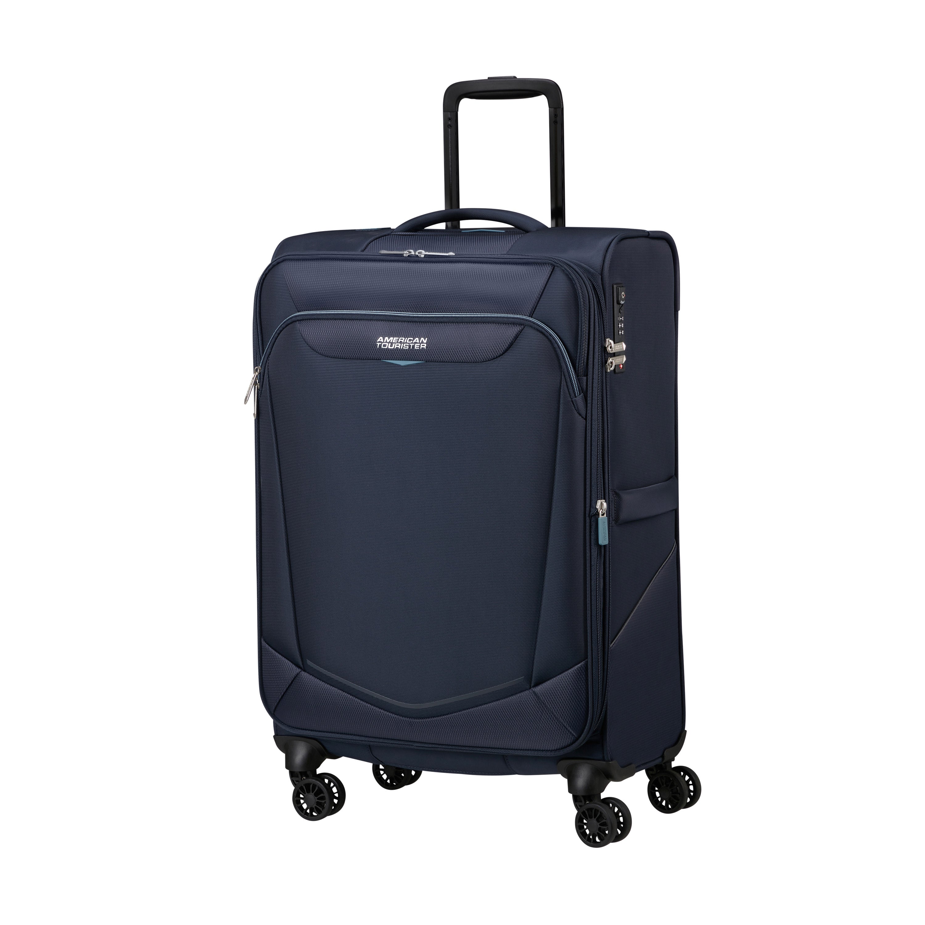 American Tourister Luggage Navy American Tourister Summerride Expandable Spinner Medium Luggage