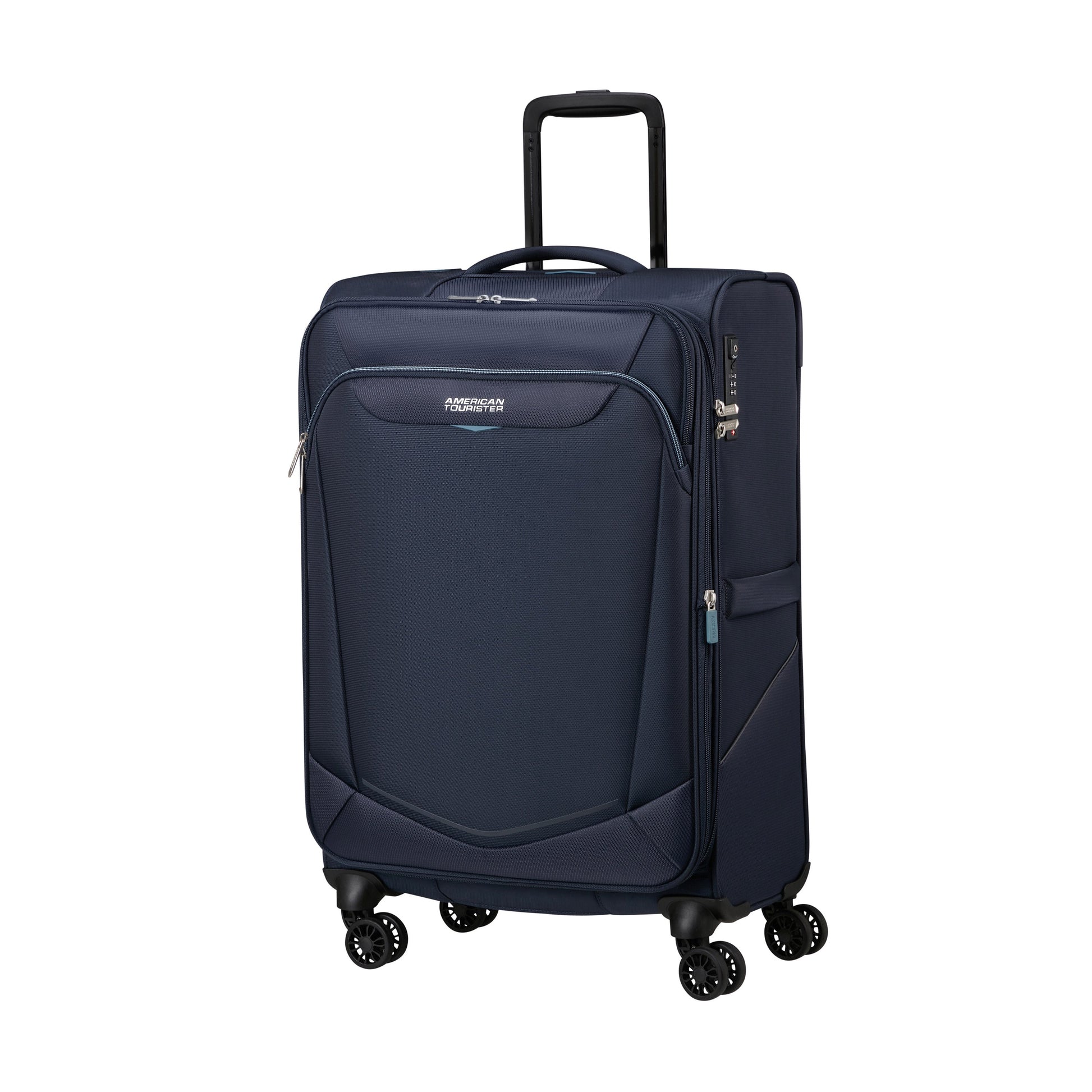American Tourister Luggage Navy American Tourister Summerride Expandable Spinner Medium Luggage