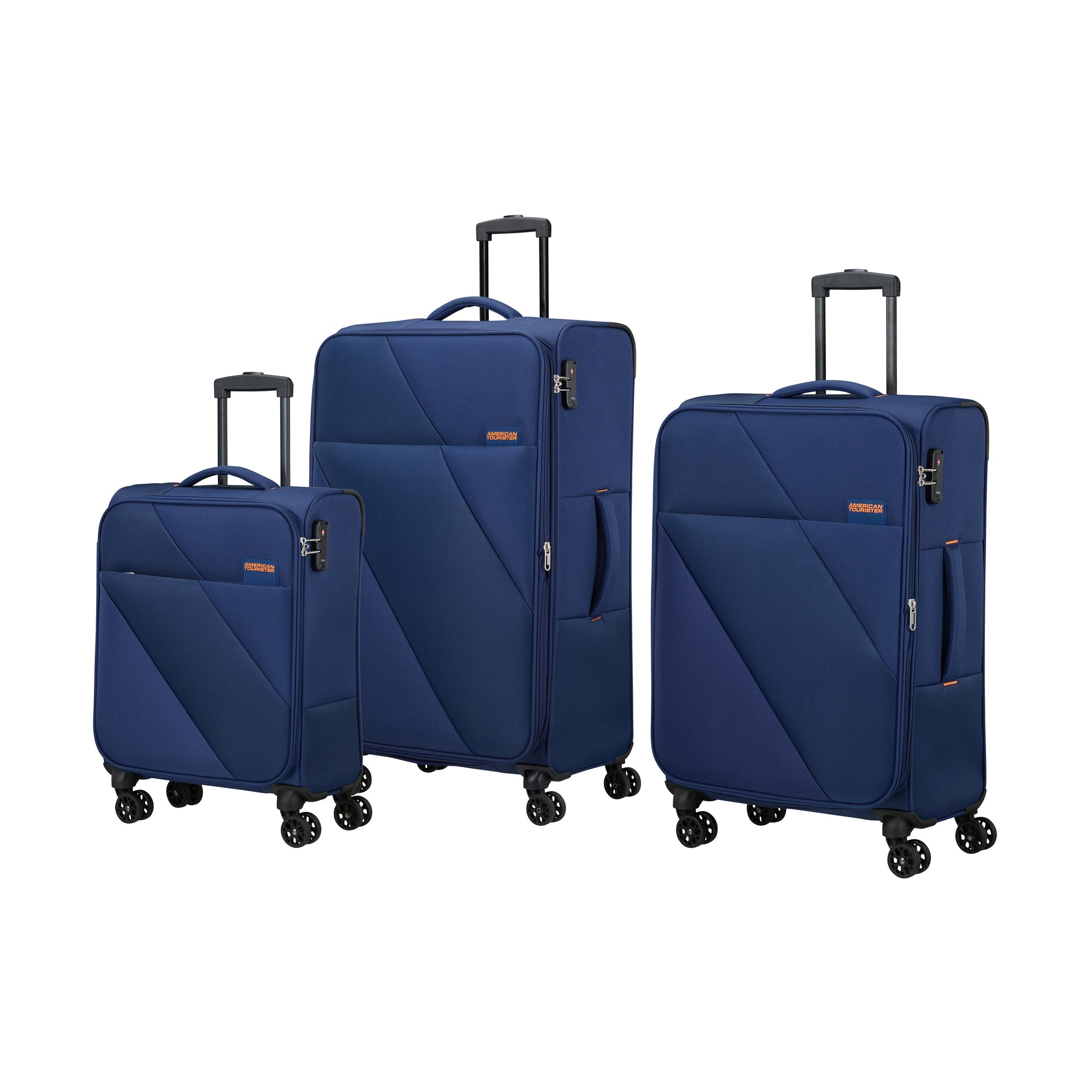 American Tourister Luggage Navy American Tourister Sun Break 3-Piece Spinner Luggage Set