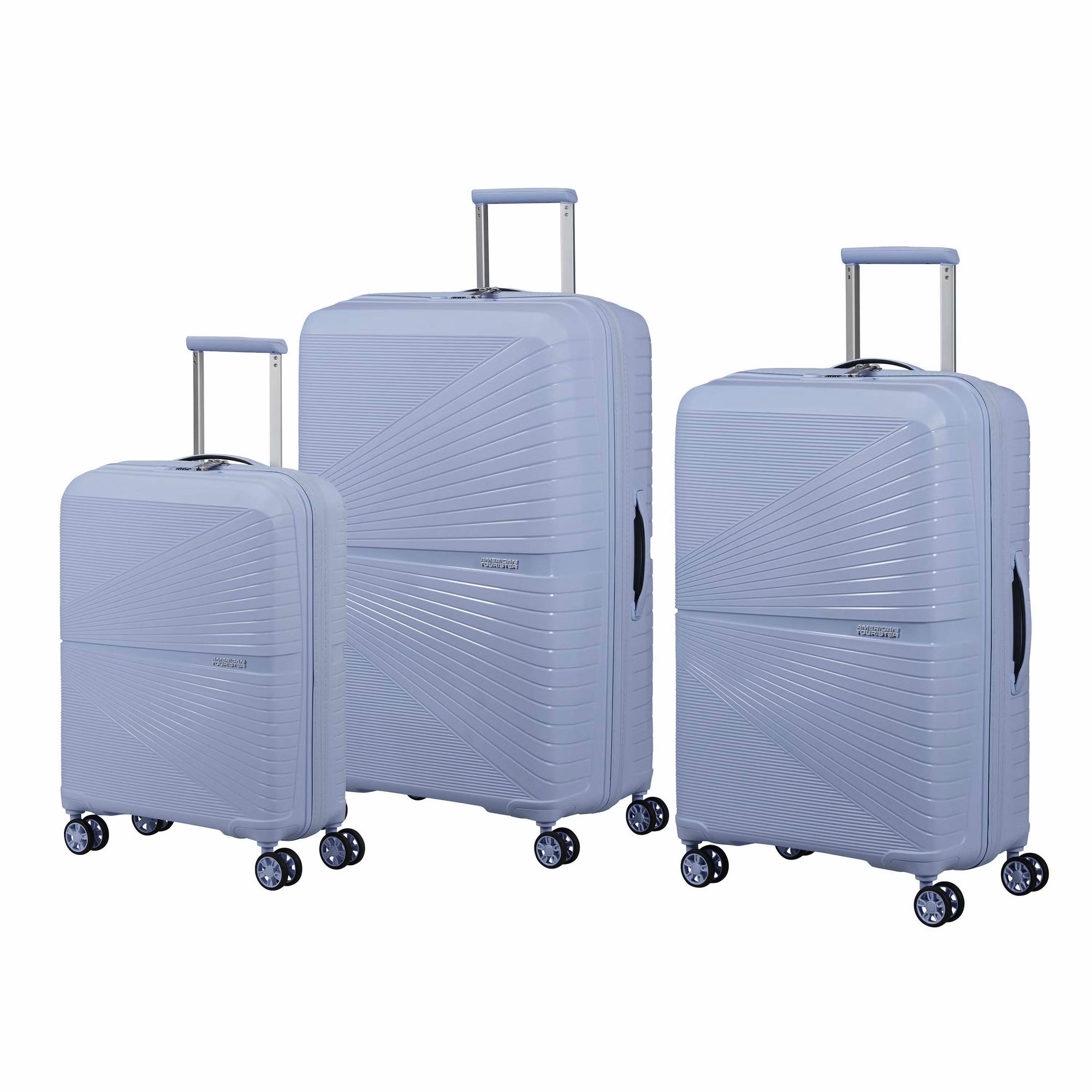 American Tourister Luggage Neptune Blue American Tourister Airconic 3 Piece Nested Spinner Luggage Set