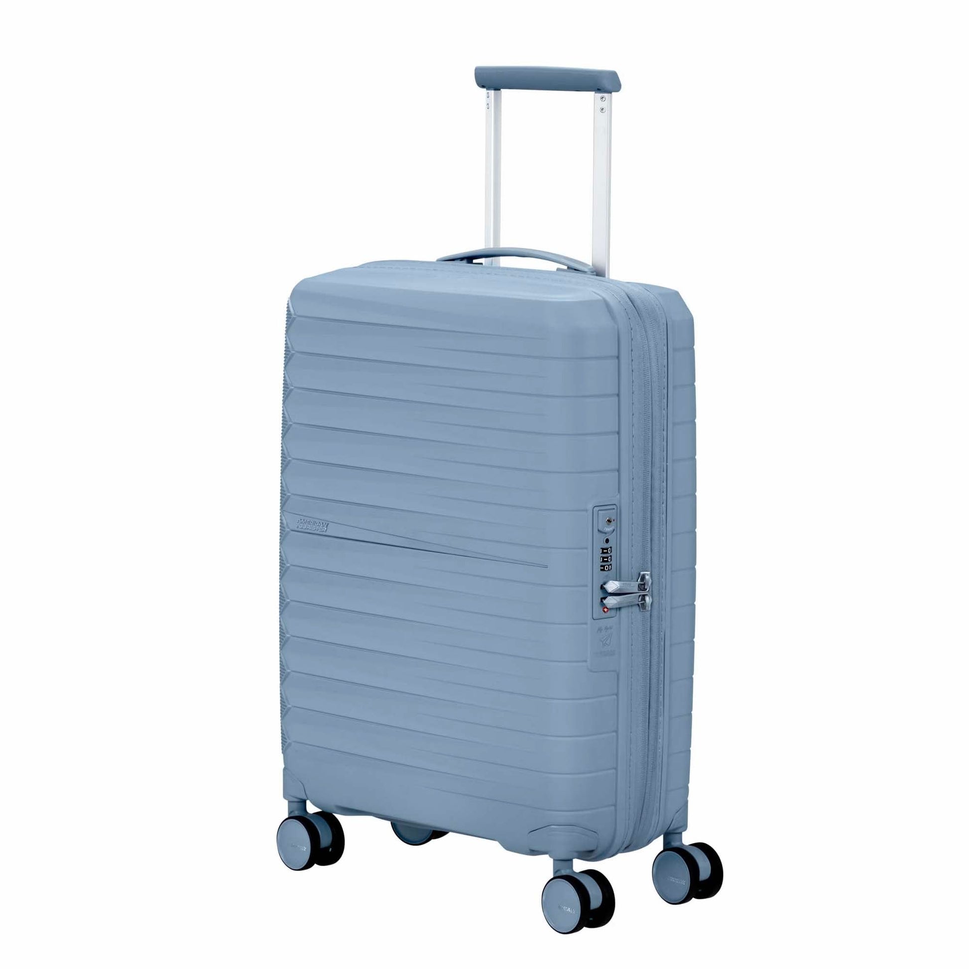 American Tourister Luggage Steel Blue American Tourister Fastforward Expandable Spinner Carry-On Luggage