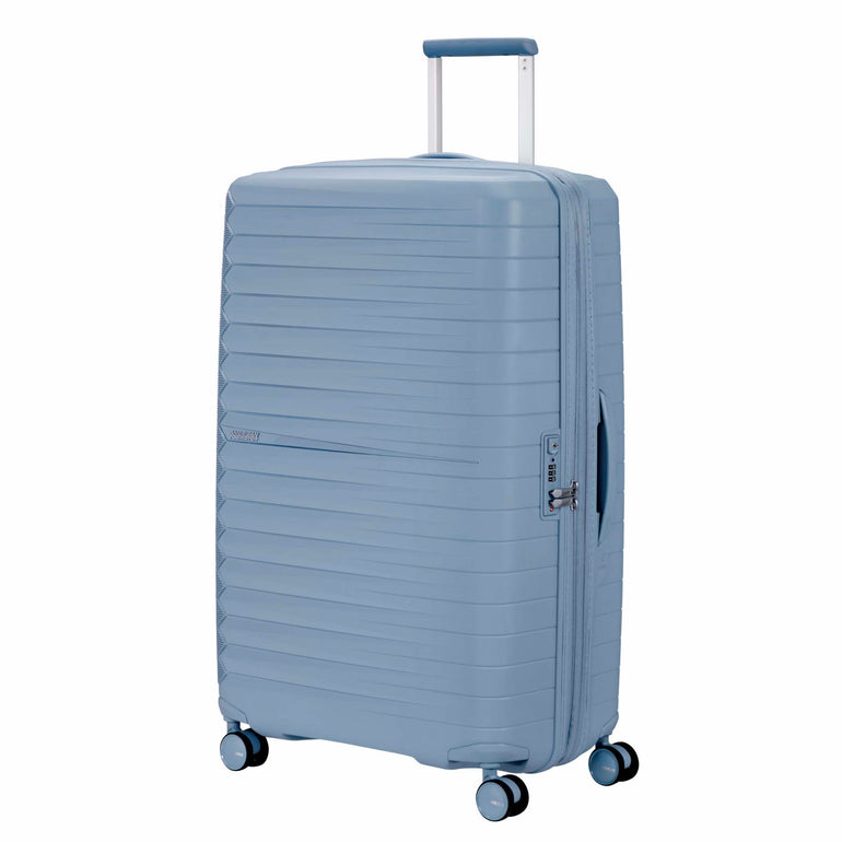 American Tourister Luggage Steel Blue American Tourister Fastforward Expandable Spinner Large Luggage