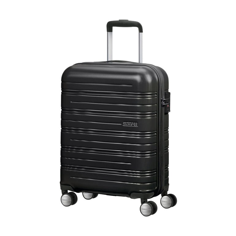 American Tourister Luggage Universe Black American Tourister High Turn Spinner Carry-On Luggage
