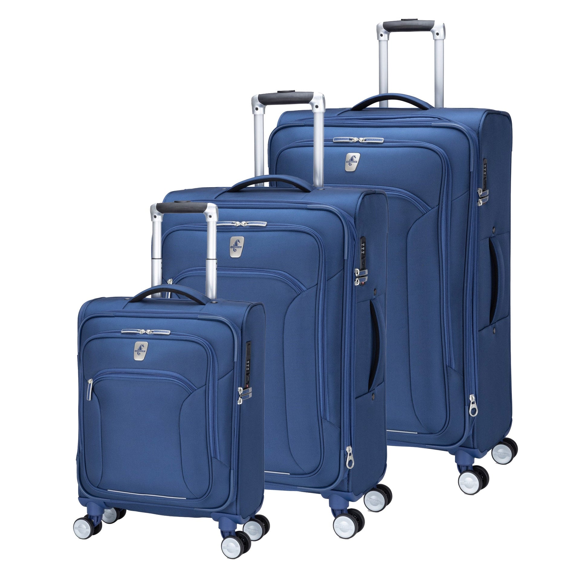 Atlantic Luggage Blue Atlantic Sailbound 3-Piece Luggage Set