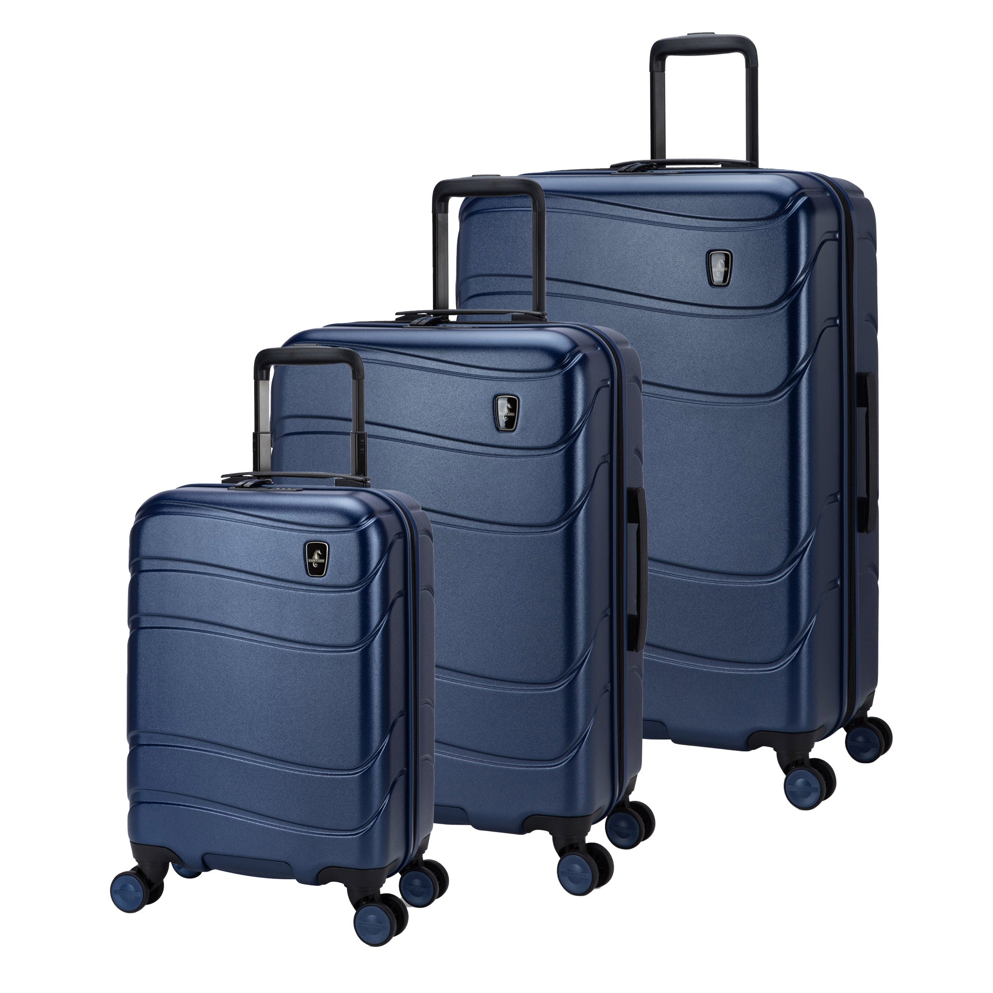 Atlantic Luggage Midnight Blue Atlantic Transmarine 3-Piece Luggage Set