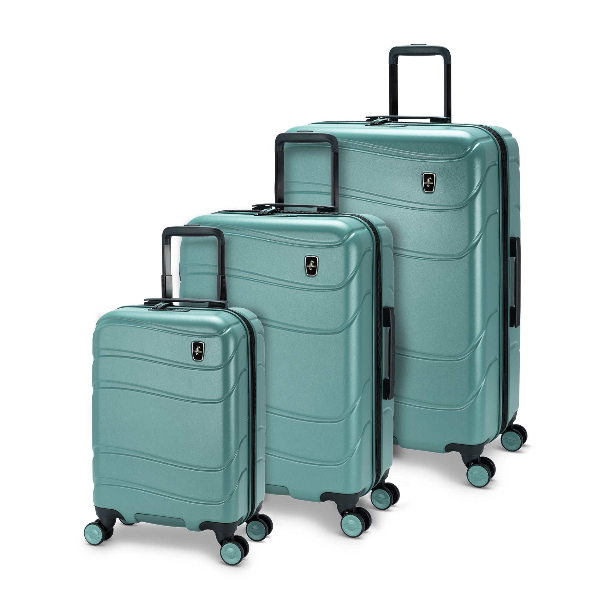 Atlantic Luggage Stormy Sea Atlantic Transmarine 3-Piece Luggage Set