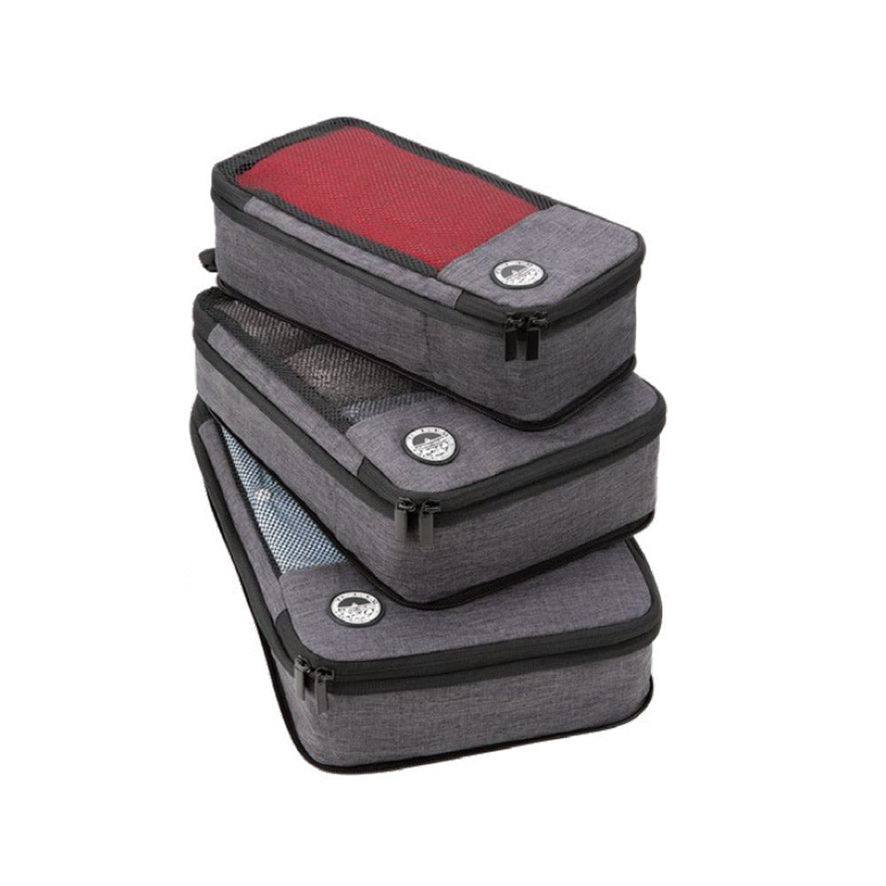 Austin House Travel Accessories Grey Austin House 3-Piece Compressible Packing Cubes
