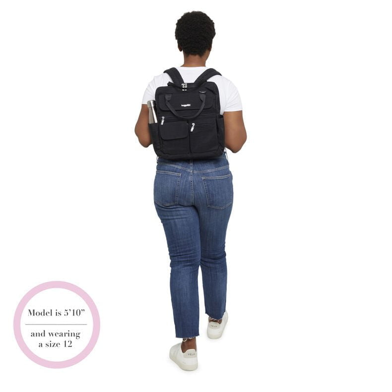 Baggallini Backpacks Sterling Shimmer Baggallini Modern Everywhere Laptop Backpack - Sterling Shimmer