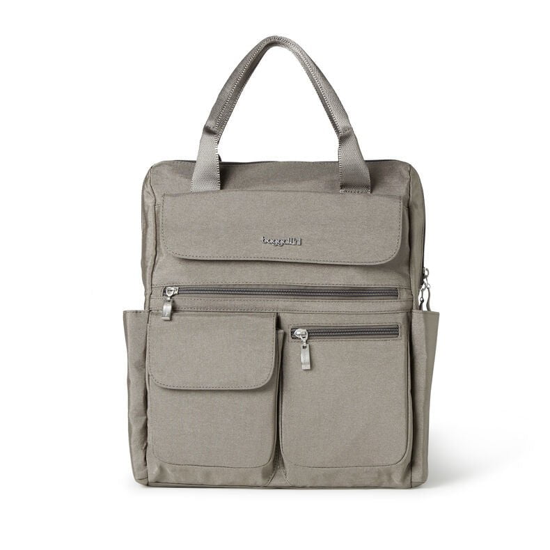Baggallini Backpacks Sterling Shimmer Baggallini Modern Everywhere Laptop Backpack - Sterling Shimmer