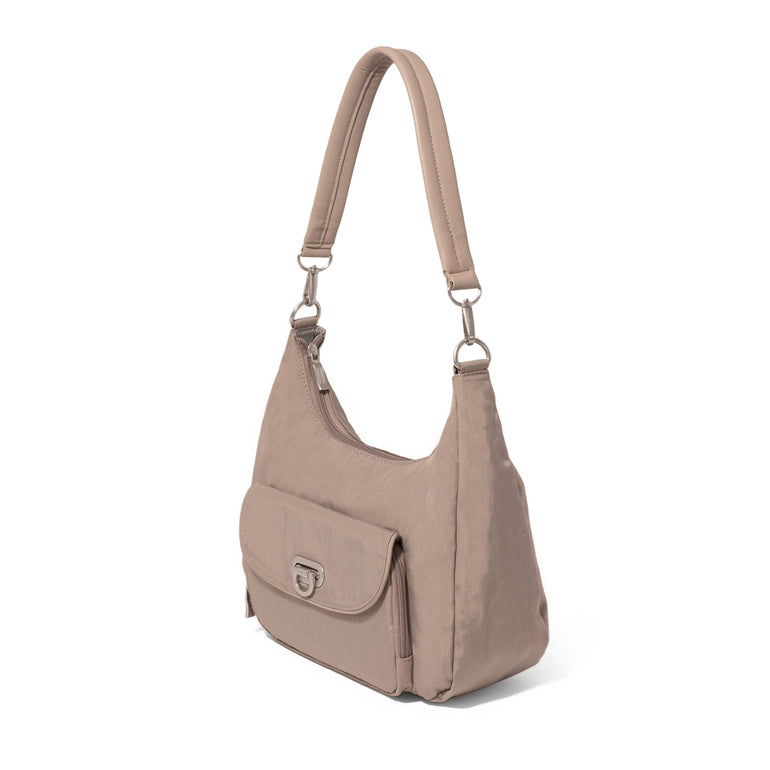 Baggallini Bags Baggallini Coastal Flip Lock Half Moon Bag