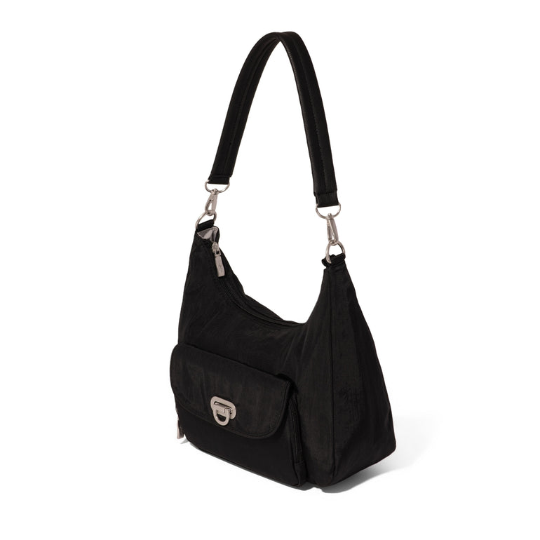 Baggallini Bags Baggallini Coastal Flip Lock Half Moon Bag