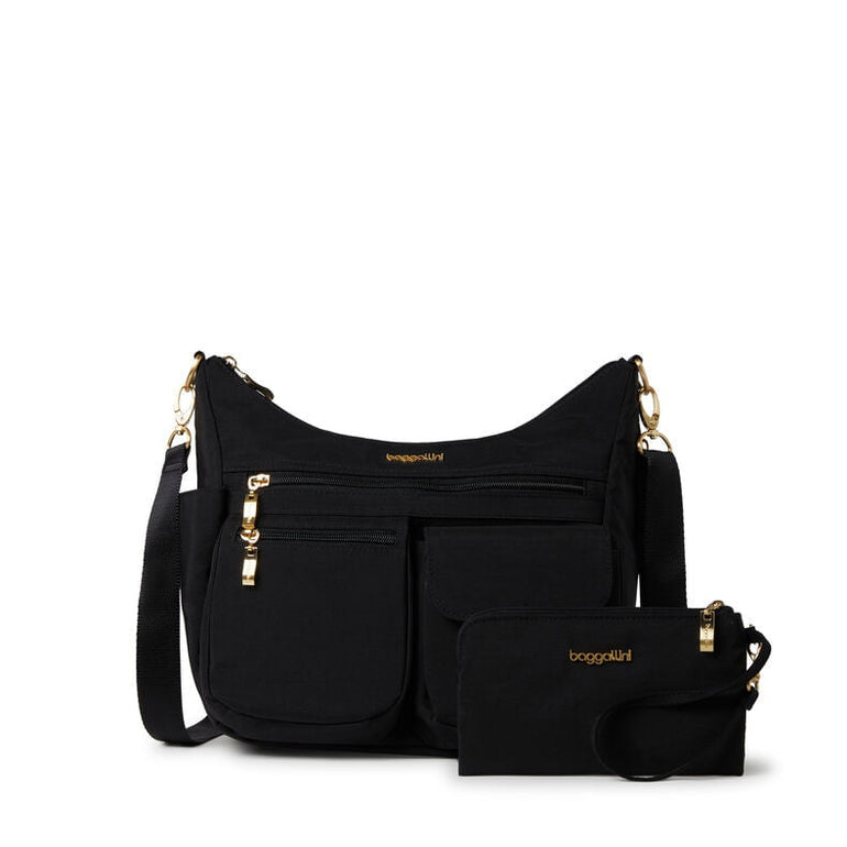 Baggallini Bags Black w/ Gold Hardware Baggallini Modern Everywhere Bag