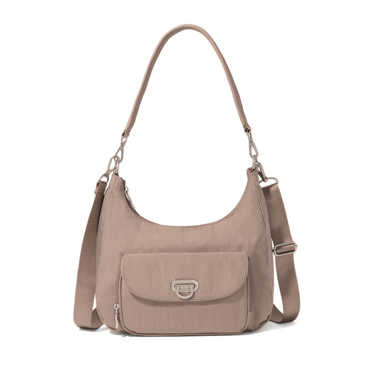 Baggallini Bags Moonrock Baggallini Coastal Flip Lock Half Moon Bag